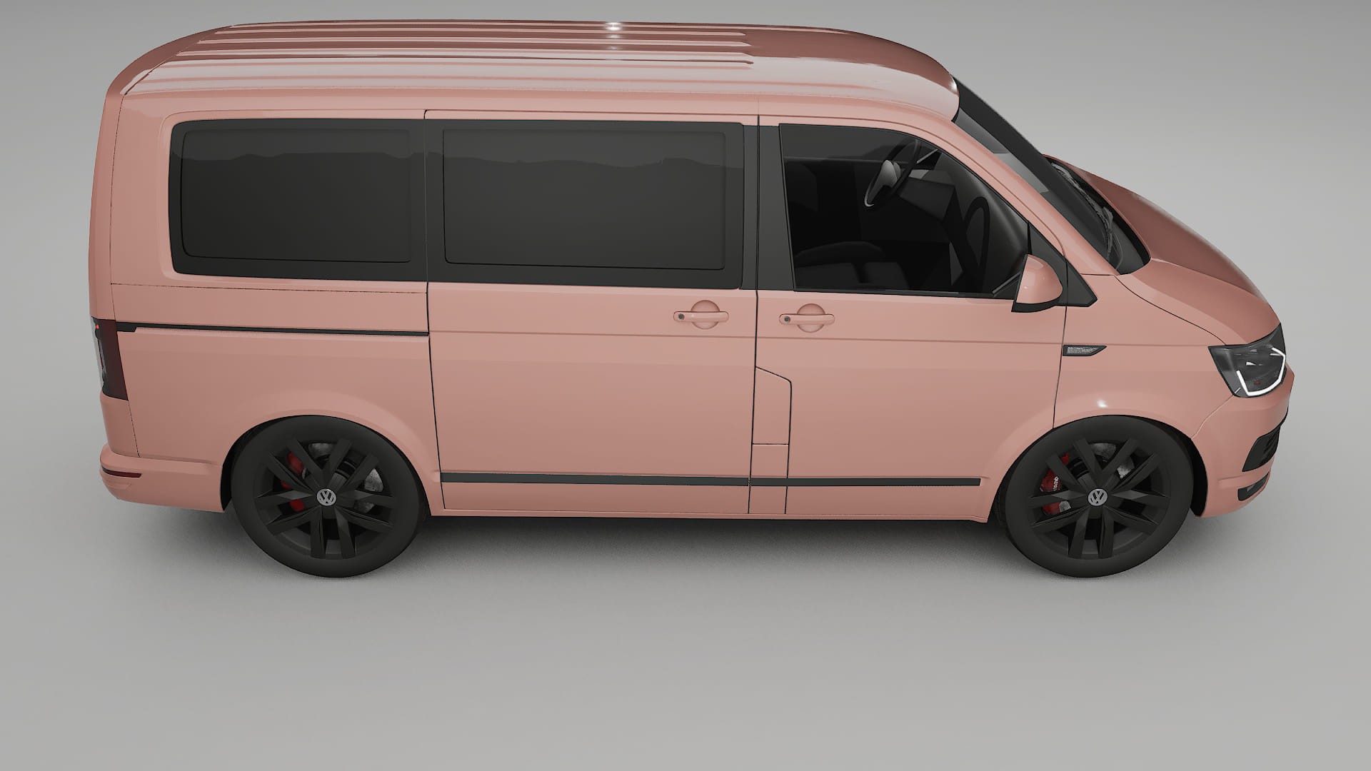 VW Transporter T6 Multivan TPU Lackschutzfolie | BLUSH Farbwechsel PPF – Komplett-Vorgeschnittener Kit
