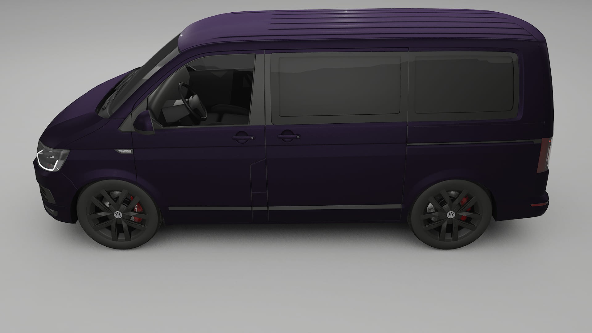 VW Transporter T6 Multivan TPU Lackschutzfolie | VIOLET Farbwechsel PPF – Komplett-Vorgeschnittener Kit