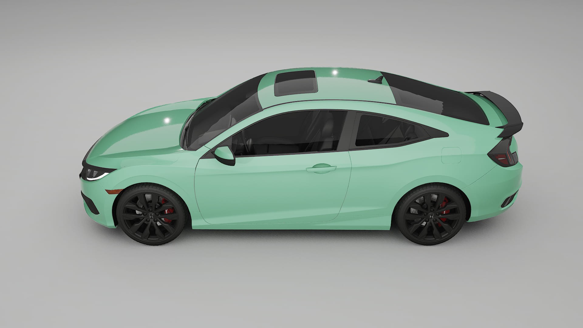 Honda Civic coupe prefacelift pre LCI TPU Lackschutzfolie | DUSTY Farbwechsel PPF – Komplett-Vorgeschnittener Kit