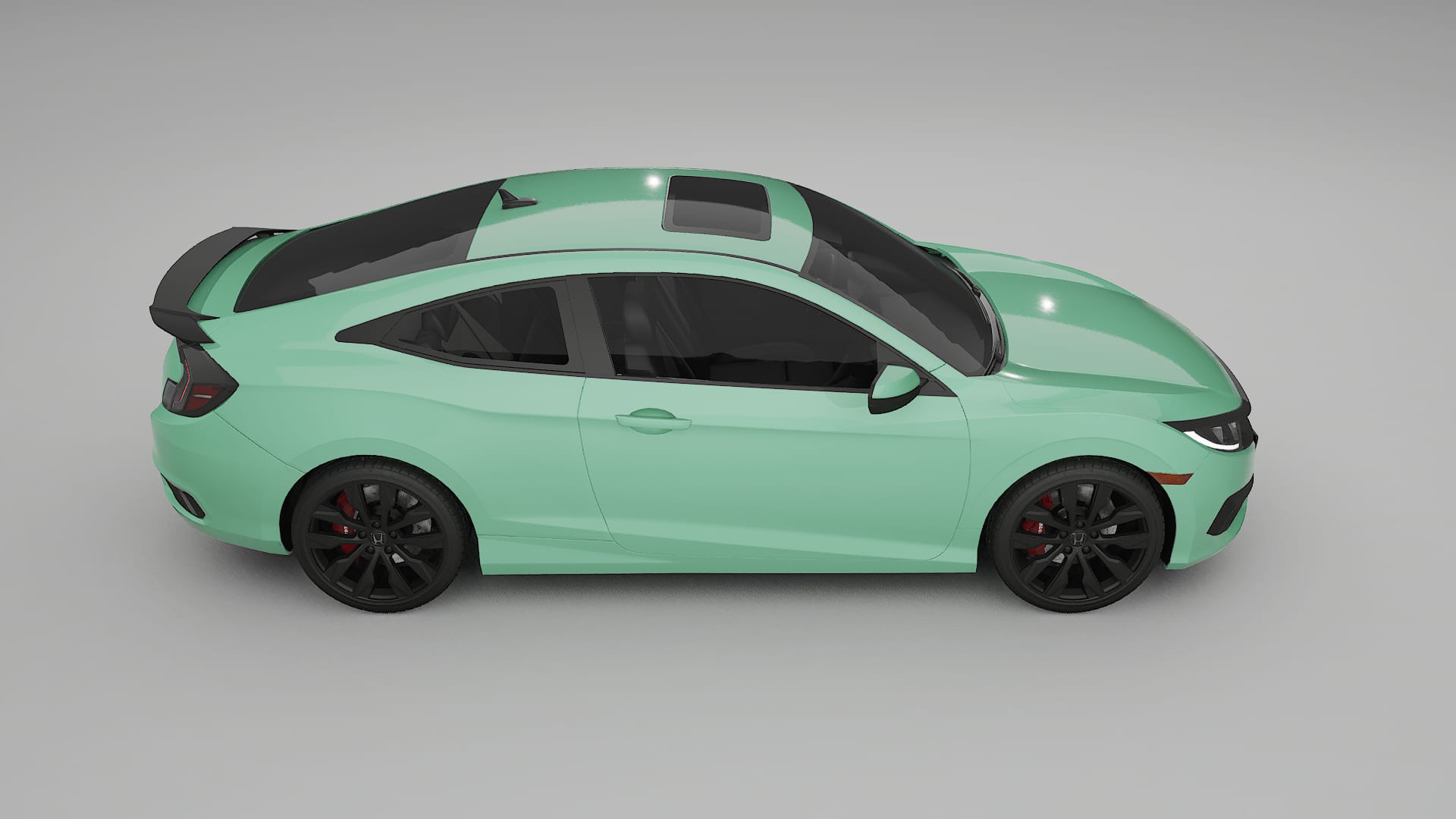 Honda Civic coupe prefacelift pre LCI TPU Lackschutzfolie | DUSTY Farbwechsel PPF – Komplett-Vorgeschnittener Kit