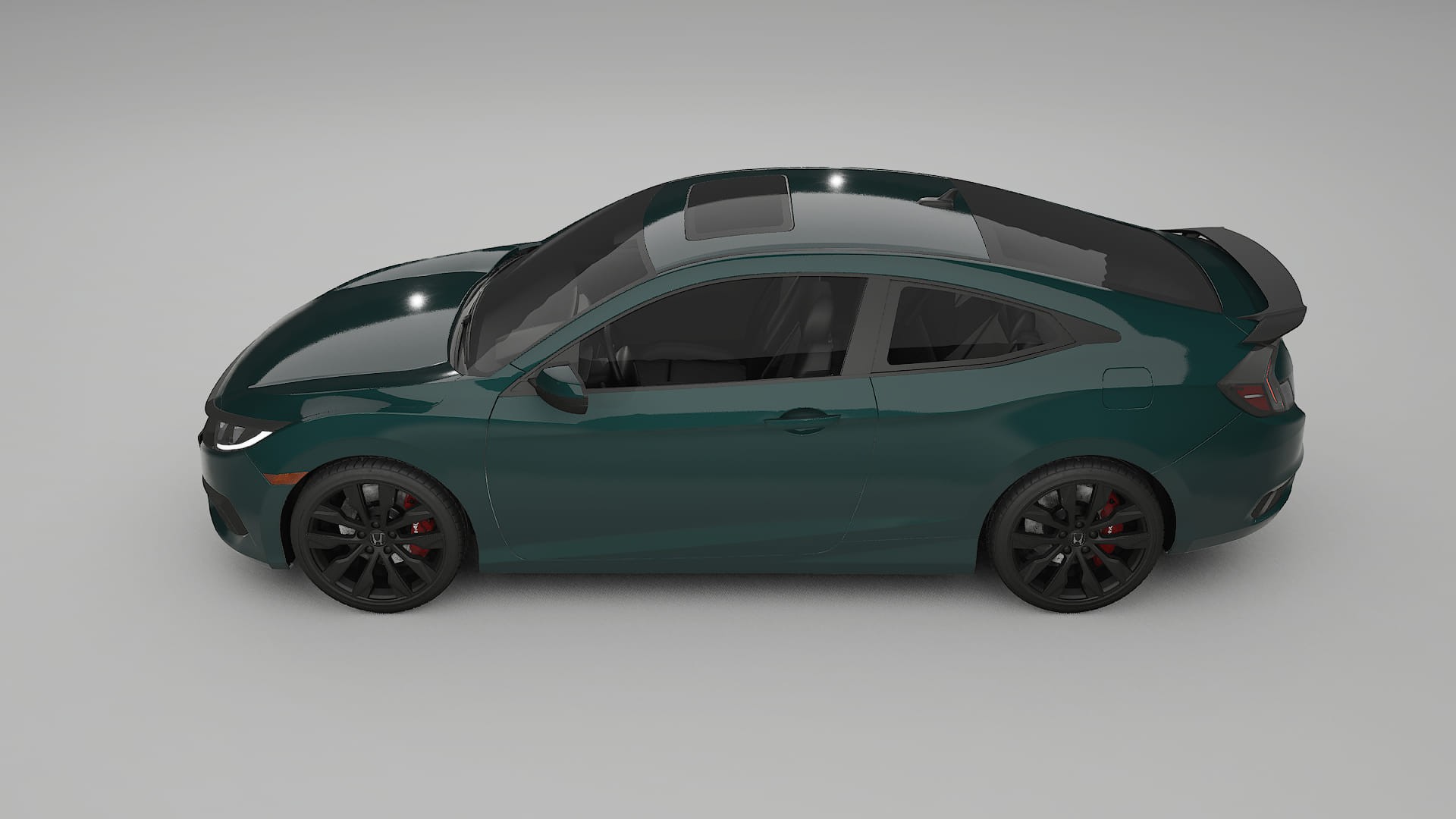 Honda Civic coupe prefacelift pre LCI TPU Lackschutzfolie | INFERNO Farbwechsel PPF – Komplett-Vorgeschnittener Kit