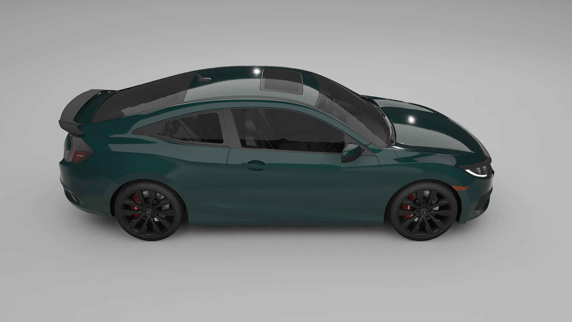 Honda Civic coupe prefacelift pre LCI TPU Lackschutzfolie | INFERNO Farbwechsel PPF – Komplett-Vorgeschnittener Kit
