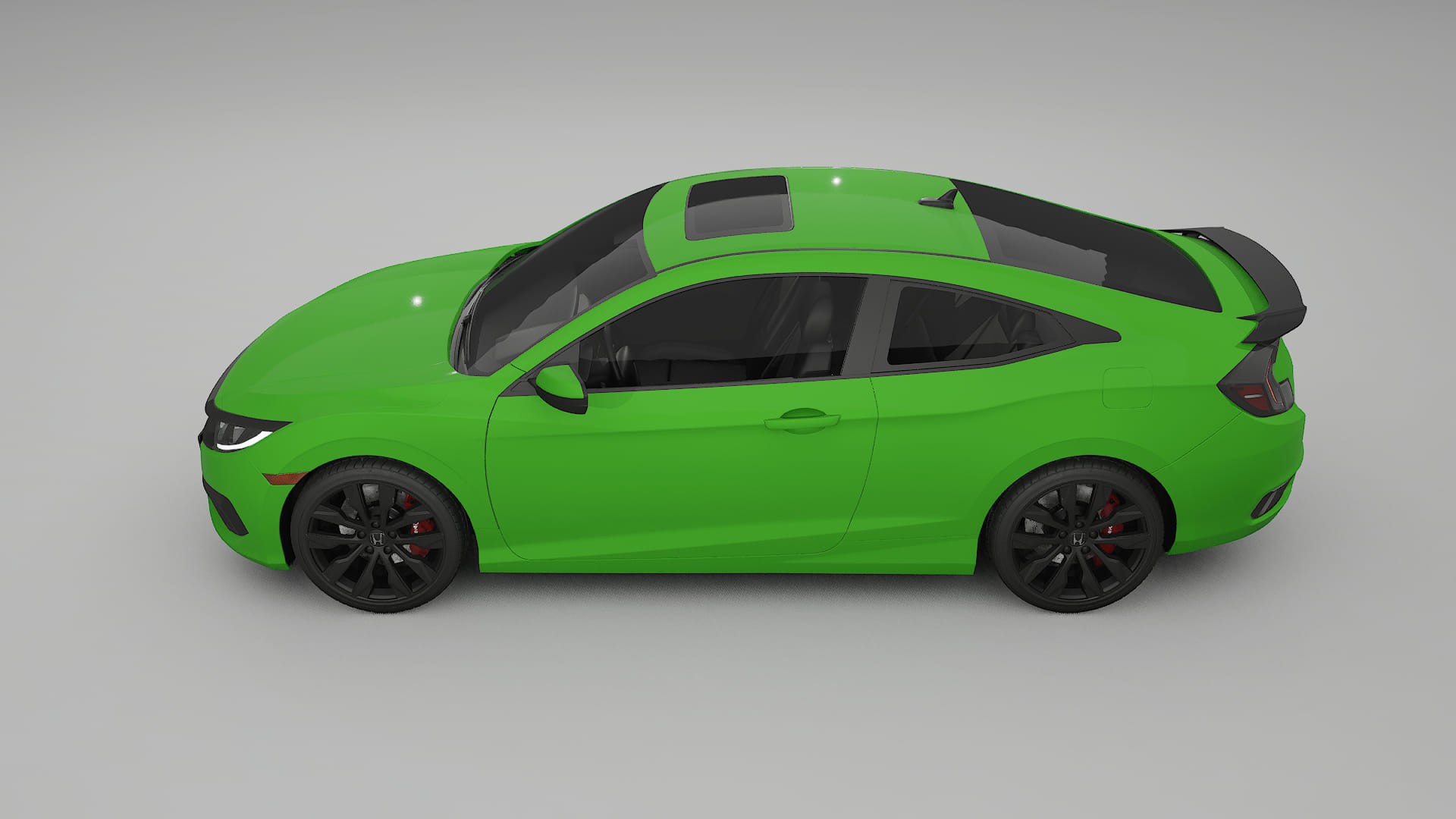 Honda Civic coupe prefacelift pre LCI TPU Lackschutzfolie | VENOM Farbwechsel PPF – Komplett-Vorgeschnittener Kit