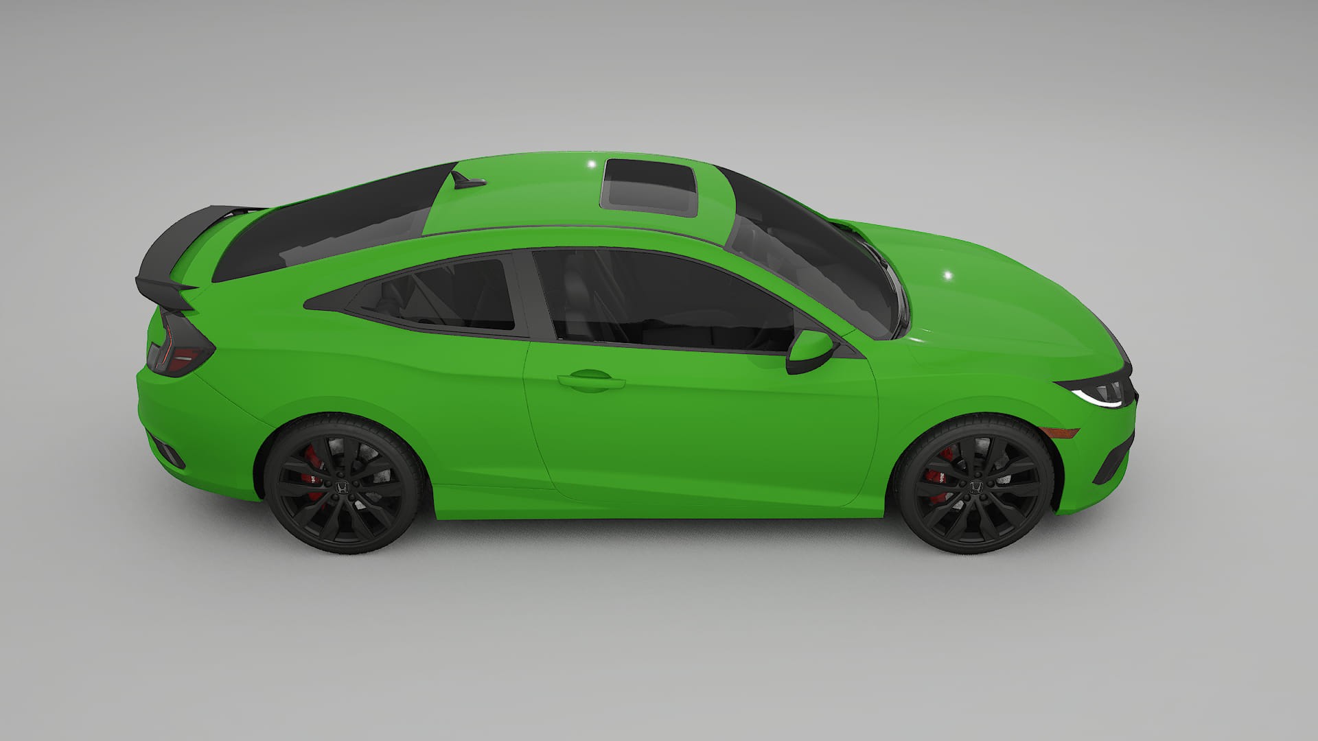 Honda Civic coupe prefacelift pre LCI TPU Lackschutzfolie | VENOM Farbwechsel PPF – Komplett-Vorgeschnittener Kit