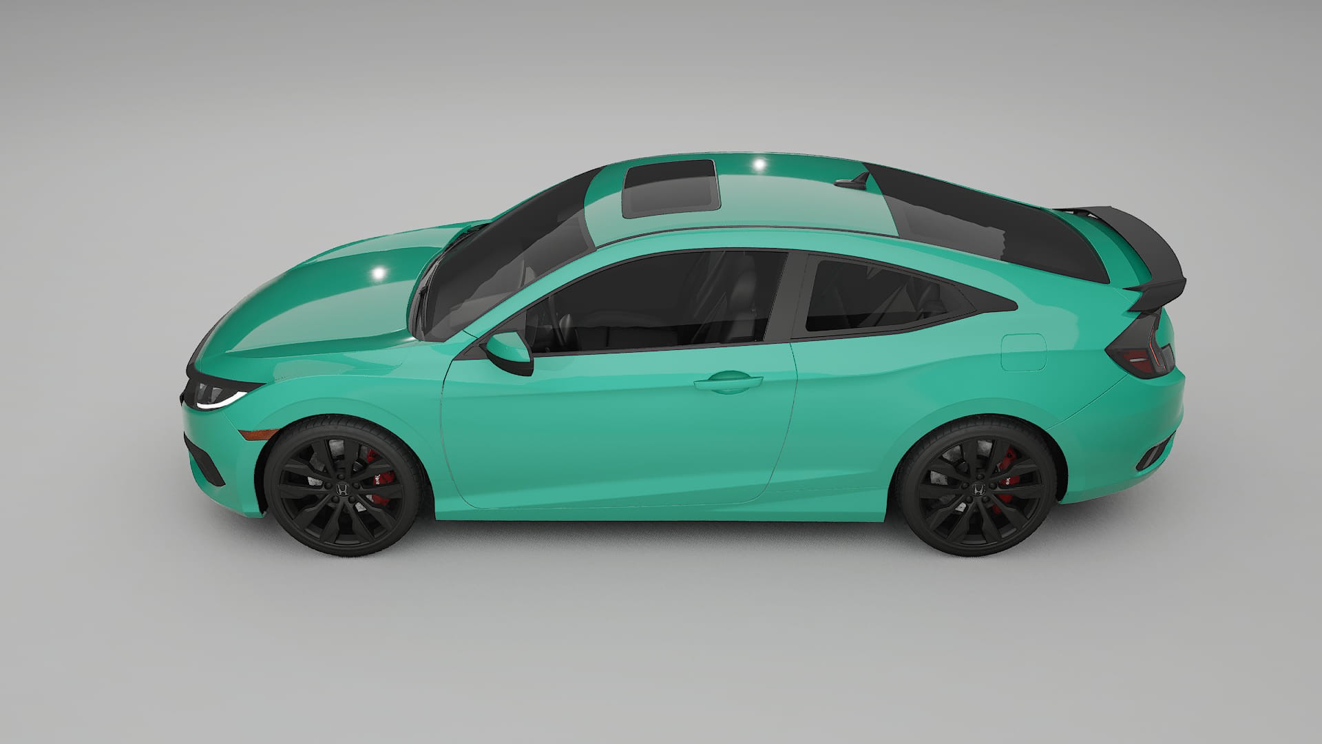 Honda Civic coupe prefacelift pre LCI TPU Lackschutzfolie | JEWEL Farbwechsel PPF – Komplett-Vorgeschnittener Kit