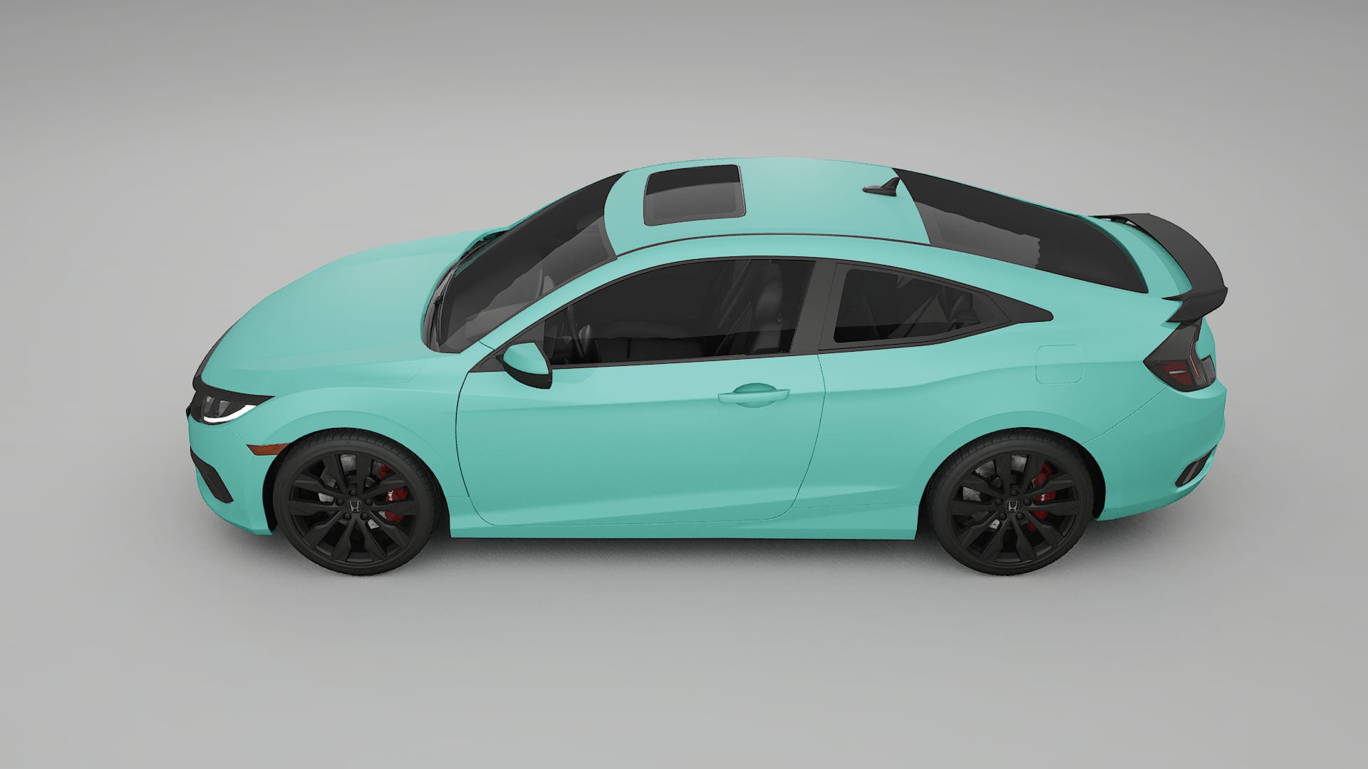 Honda Civic coupe prefacelift pre LCI TPU Lackschutzfolie | FROST Farbwechsel PPF – Komplett-Vorgeschnittener Kit