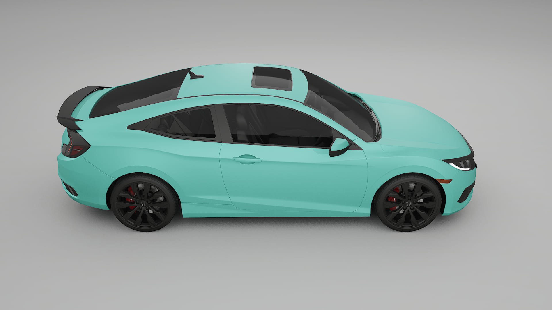 Honda Civic coupe prefacelift pre LCI TPU Lackschutzfolie | FROST Farbwechsel PPF – Komplett-Vorgeschnittener Kit