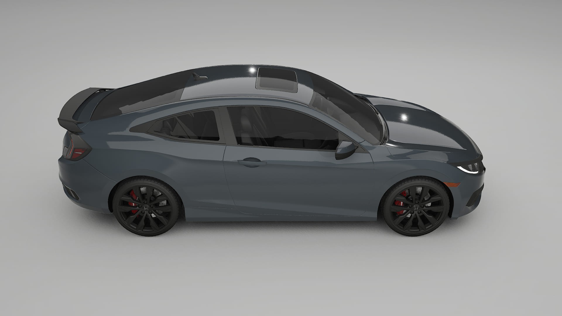 Honda Civic coupe prefacelift pre LCI TPU Lackschutzfolie | GRANITE Farbwechsel PPF – Komplett-Vorgeschnittener Kit