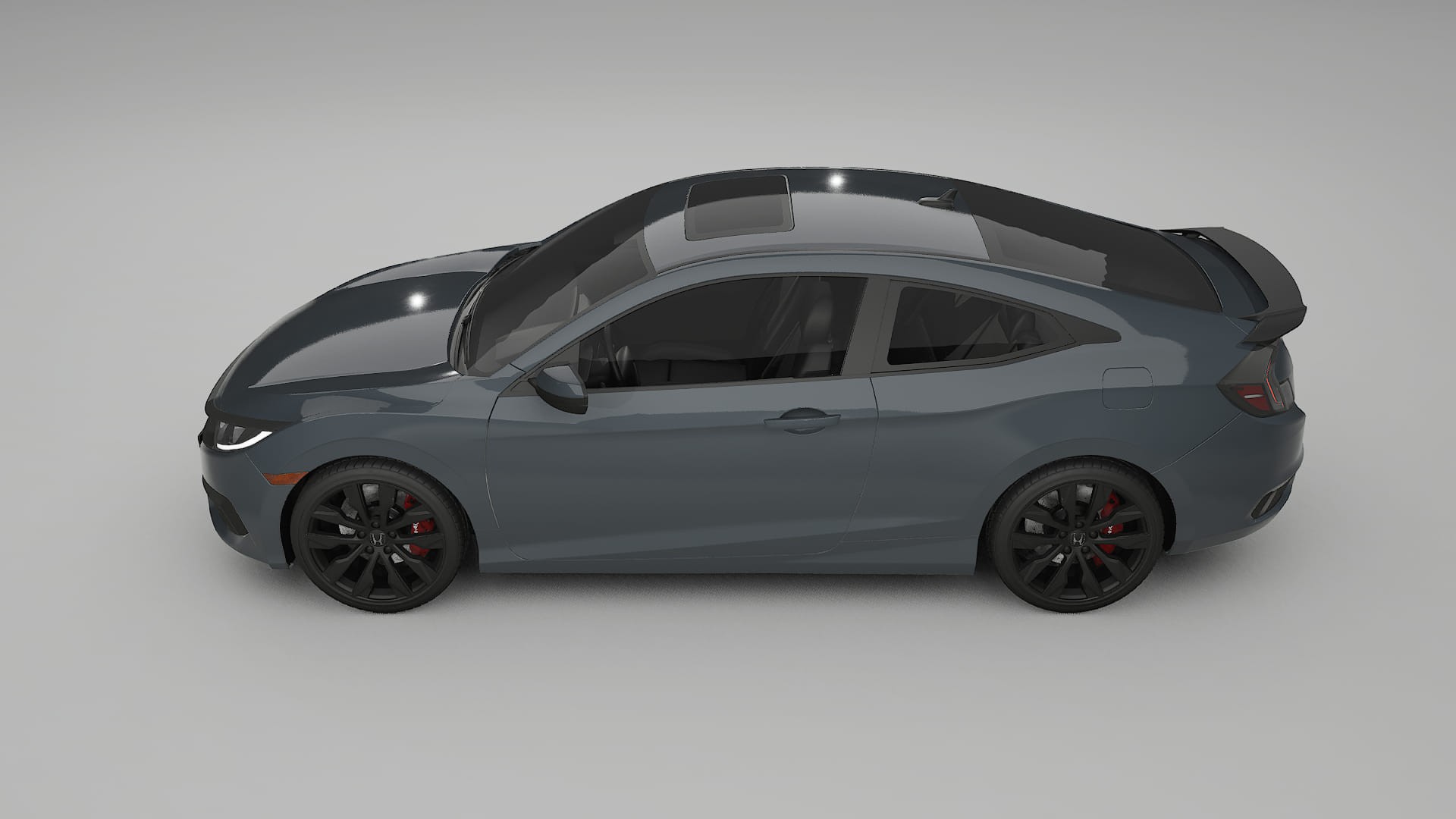 Honda Civic coupe prefacelift pre LCI TPU Lackschutzfolie | GRANITE Farbwechsel PPF – Komplett-Vorgeschnittener Kit