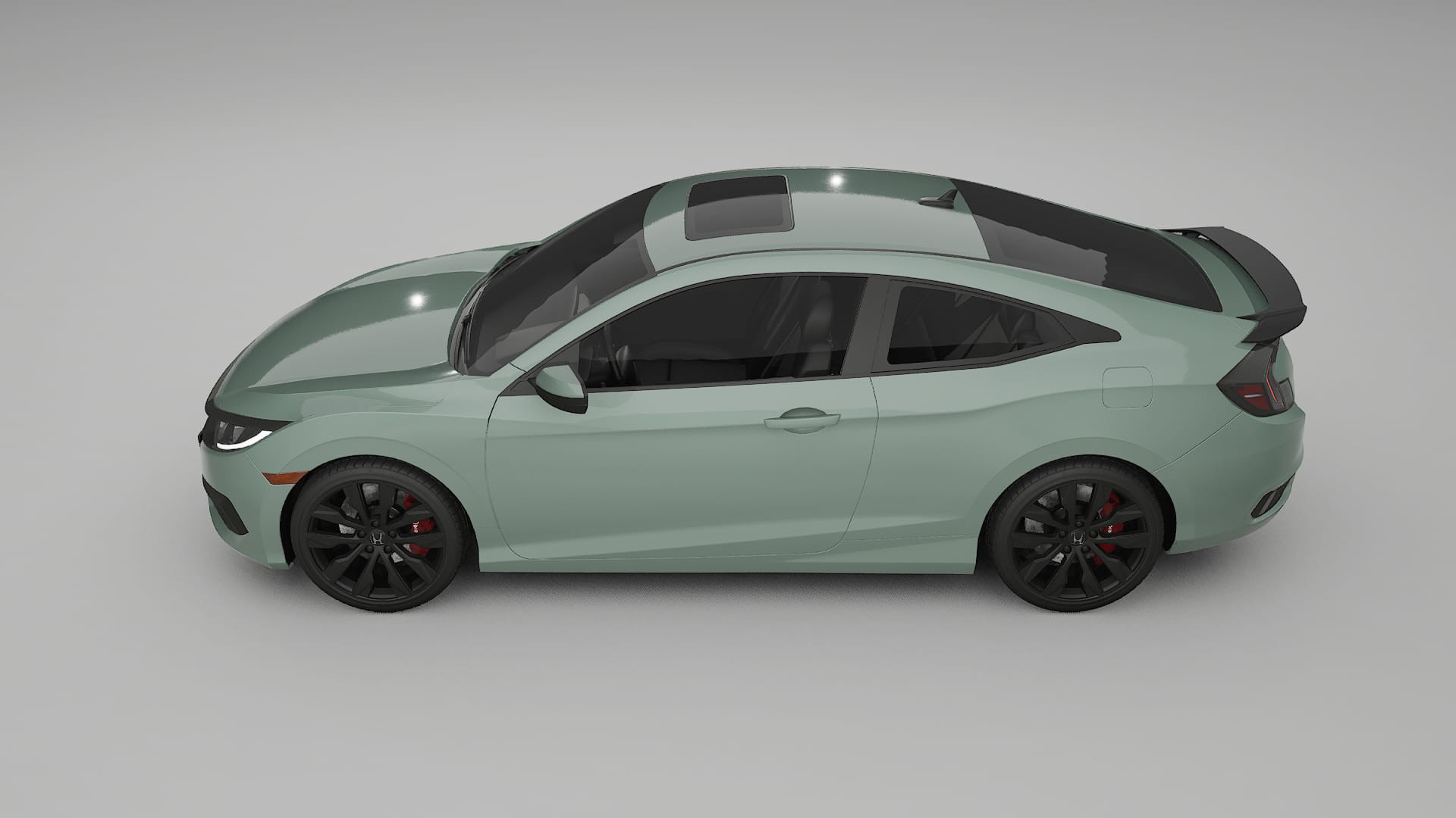 Honda Civic coupe prefacelift pre LCI TPU Lackschutzfolie | CINDER Farbwechsel PPF – Komplett-Vorgeschnittener Kit