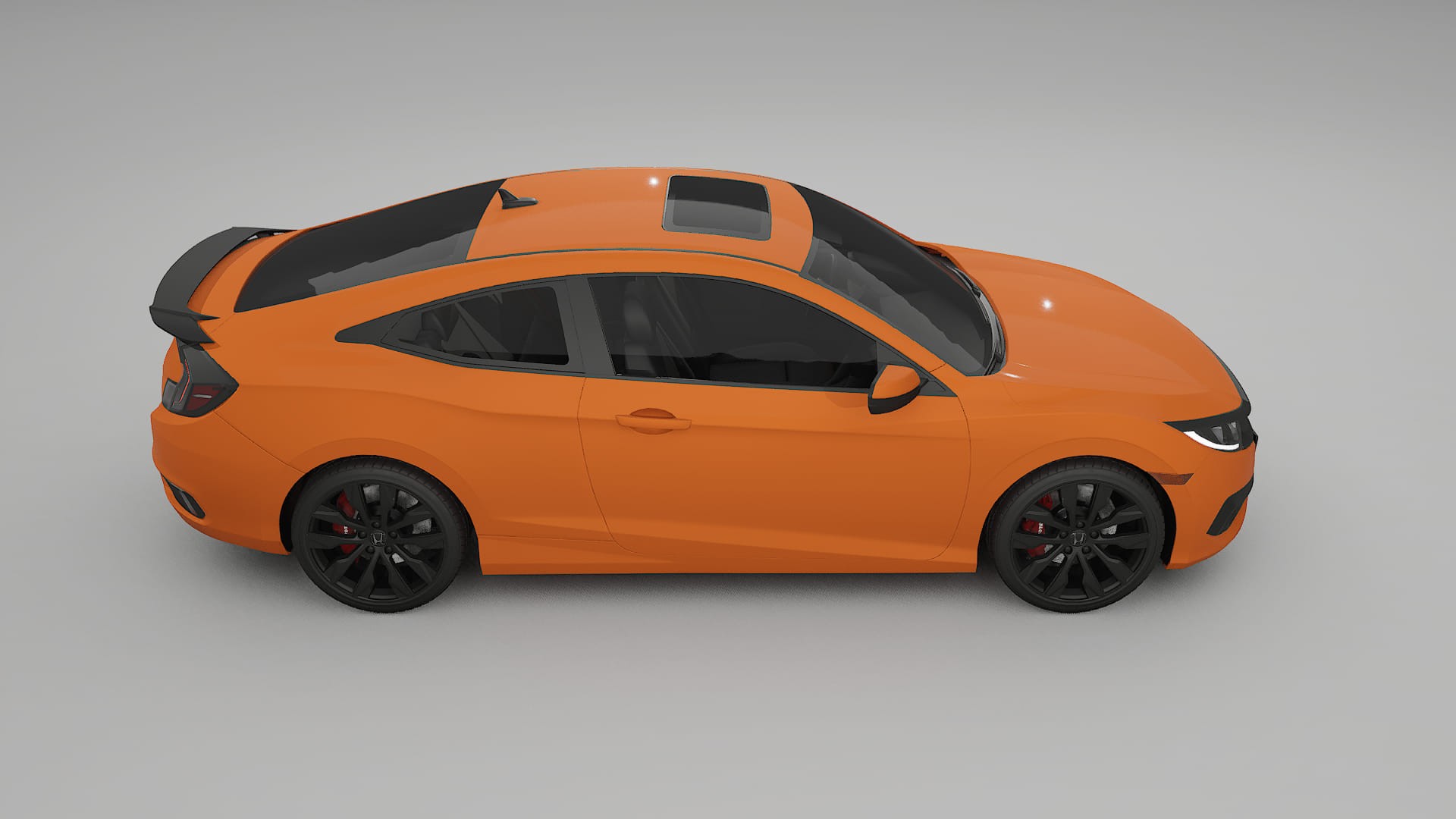 Honda Civic coupe prefacelift pre LCI TPU Lackschutzfolie | ROCKET Farbwechsel PPF – Komplett-Vorgeschnittener Kit