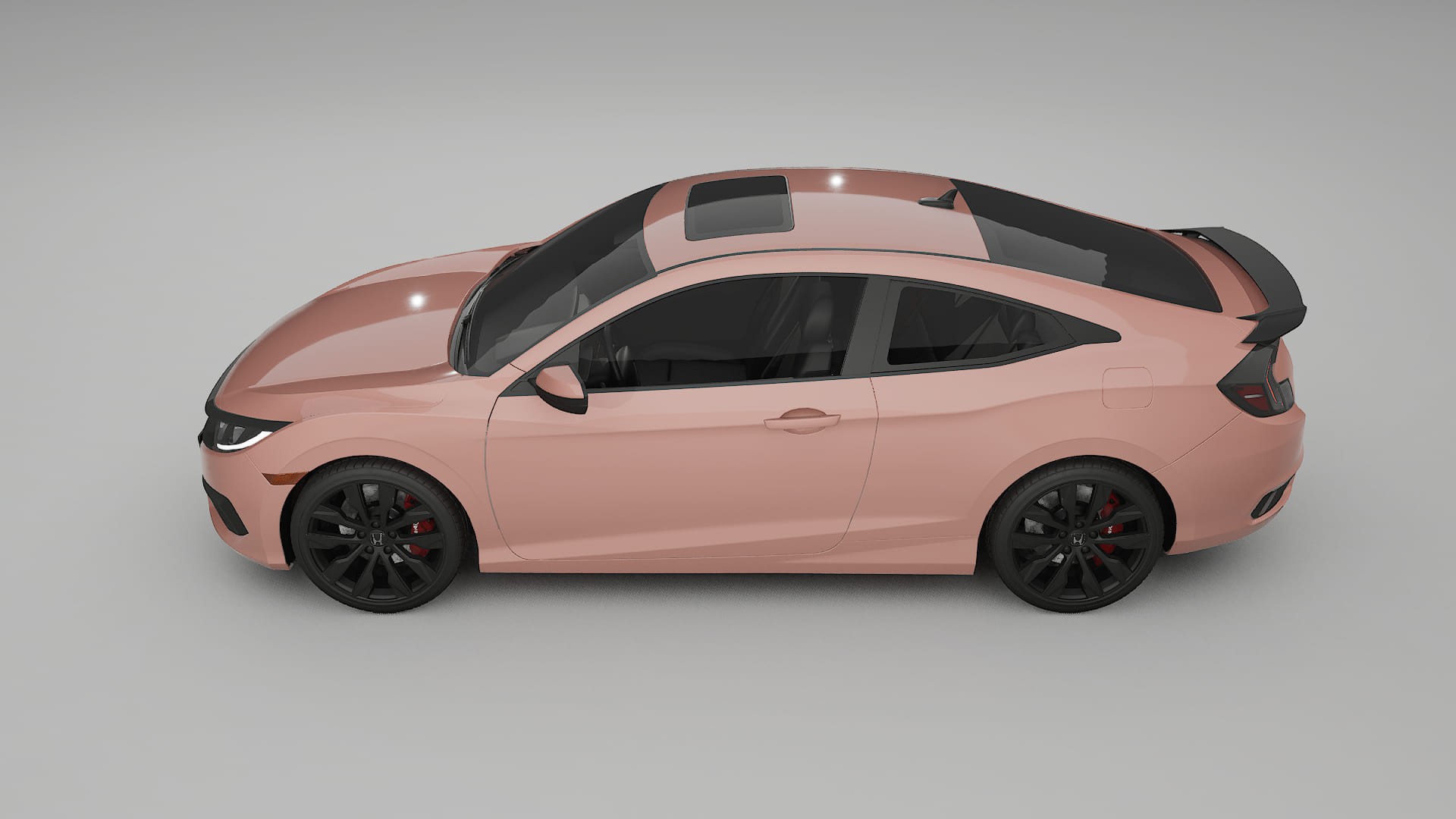Honda Civic coupe prefacelift pre LCI TPU Lackschutzfolie | BLUSH Farbwechsel PPF – Komplett-Vorgeschnittener Kit