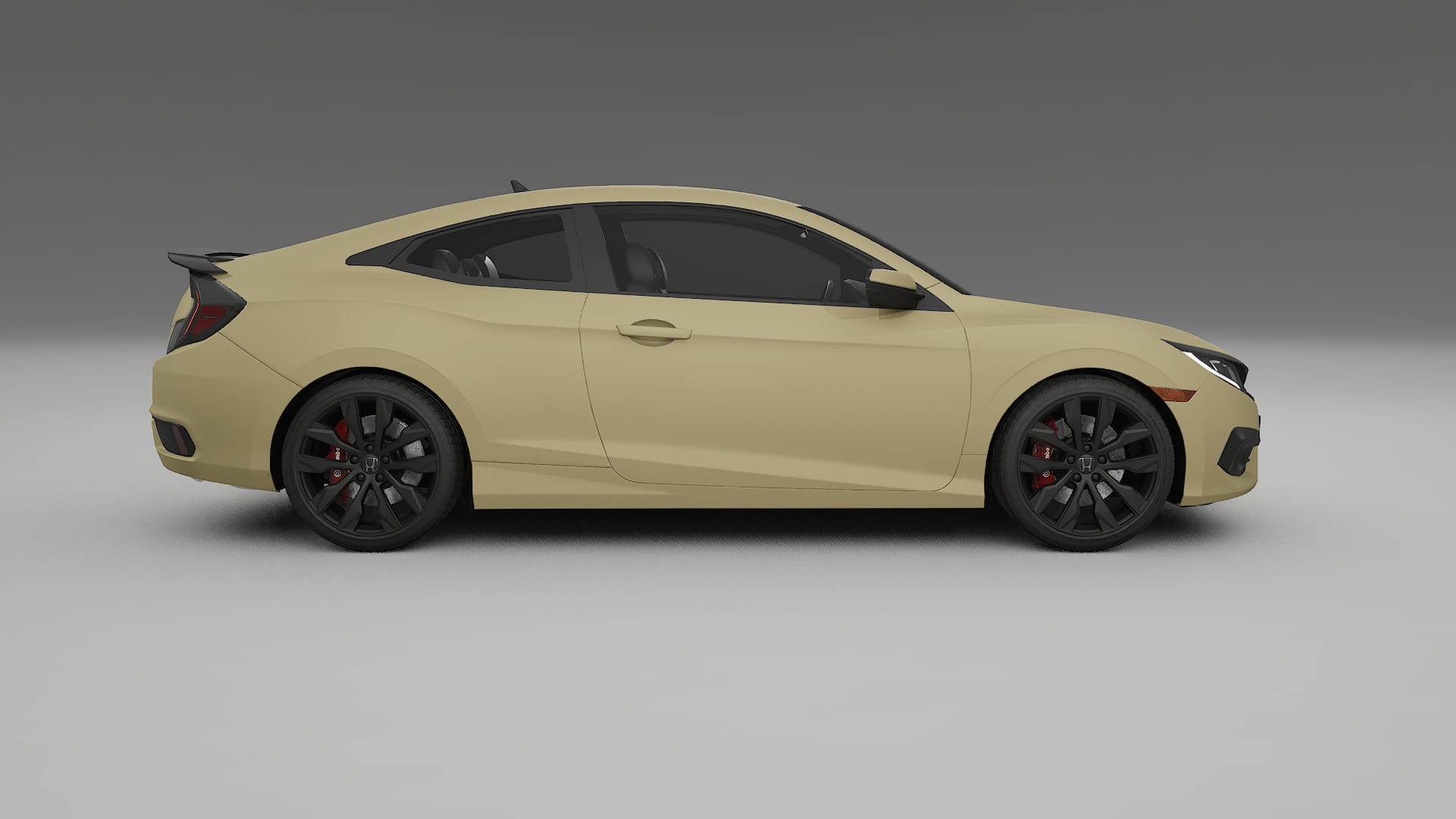 Honda Civic coupe prefacelift pre LCI TPU Lackschutzfolie | SAND Farbwechsel PPF – Komplett-Vorgeschnittener Kit