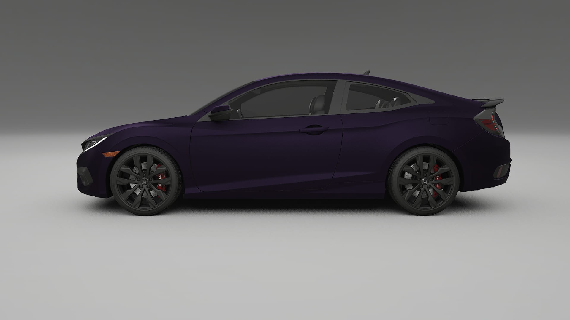Honda Civic coupe prefacelift pre LCI TPU Lackschutzfolie | VIOLET Farbwechsel PPF – Komplett-Vorgeschnittener Kit