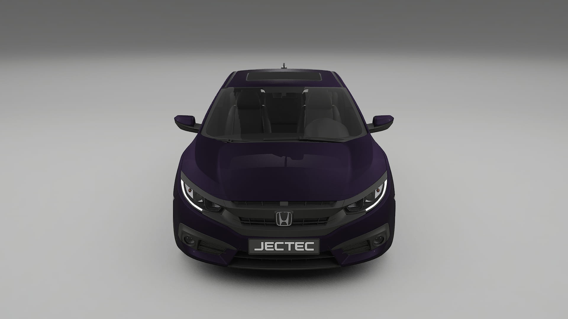 Honda Civic coupe prefacelift pre LCI TPU Lackschutzfolie | VIOLET Farbwechsel PPF – Komplett-Vorgeschnittener Kit