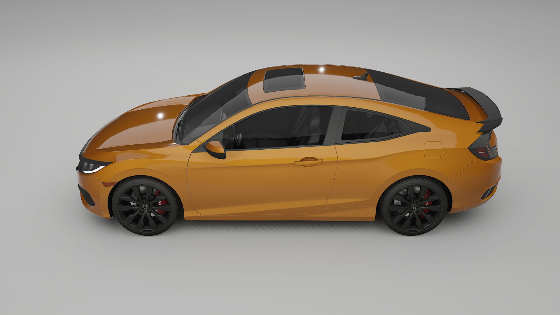 Honda Civic coupe prefacelift pre LCI TPU Lackschutzfolie | DAISY Farbwechsel PPF – Komplett-Vorgeschnittener Kit