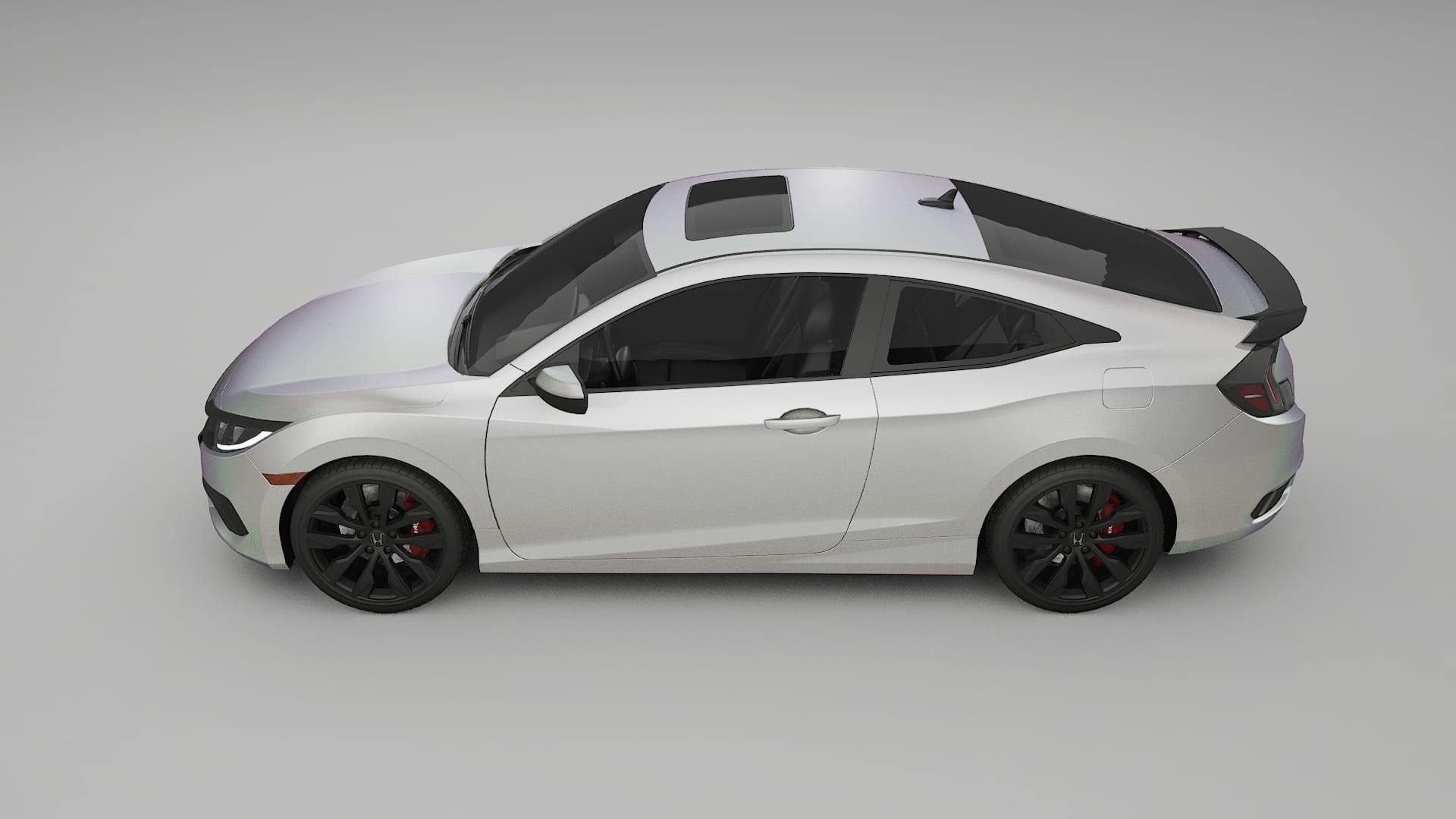 Honda Civic coupe prefacelift pre LCI TPU Lackschutzfolie | NEBULA Farbwechsel PPF – Komplett-Vorgeschnittener Kit