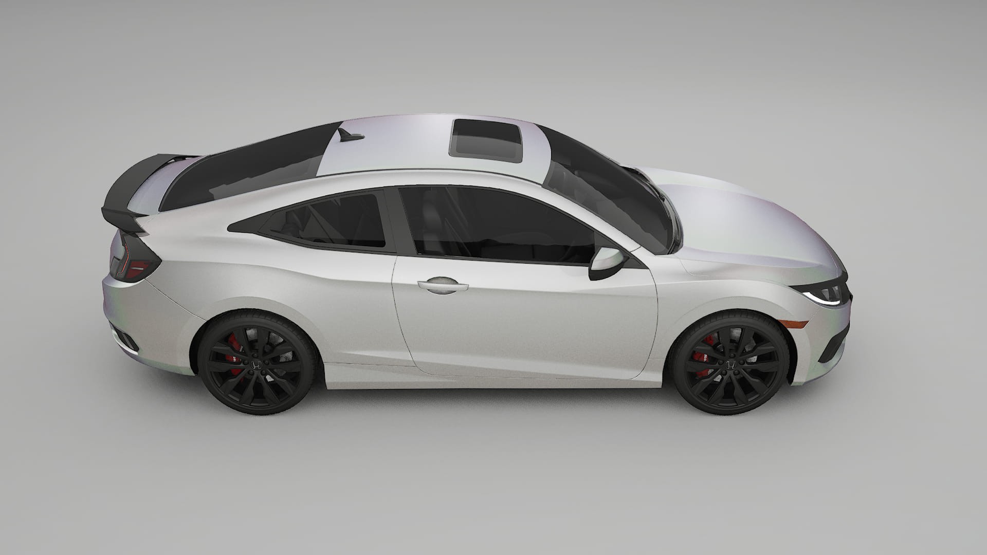 Honda Civic coupe prefacelift pre LCI TPU Lackschutzfolie | NEBULA Farbwechsel PPF – Komplett-Vorgeschnittener Kit