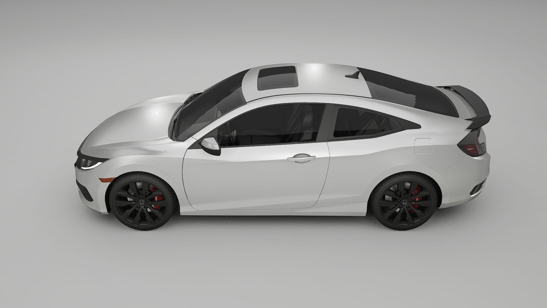 Honda Civic coupe prefacelift pre LCI TPU Lackschutzfolie | OPAL Farbwechsel PPF – Komplett-Vorgeschnittener Kit