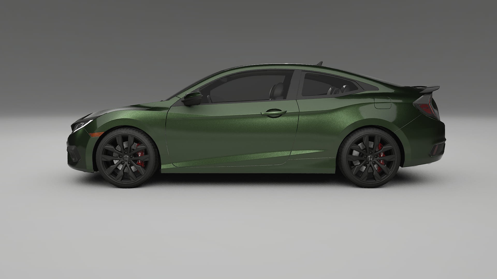 Honda Civic coupe prefacelift pre LCI TPU Lackschutzfolie | LAGOON Farbwechsel PPF – Komplett-Vorgeschnittener Kit