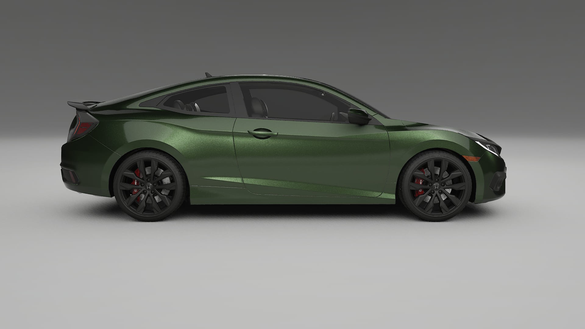 Honda Civic coupe prefacelift pre LCI TPU Lackschutzfolie | LAGOON Farbwechsel PPF – Komplett-Vorgeschnittener Kit