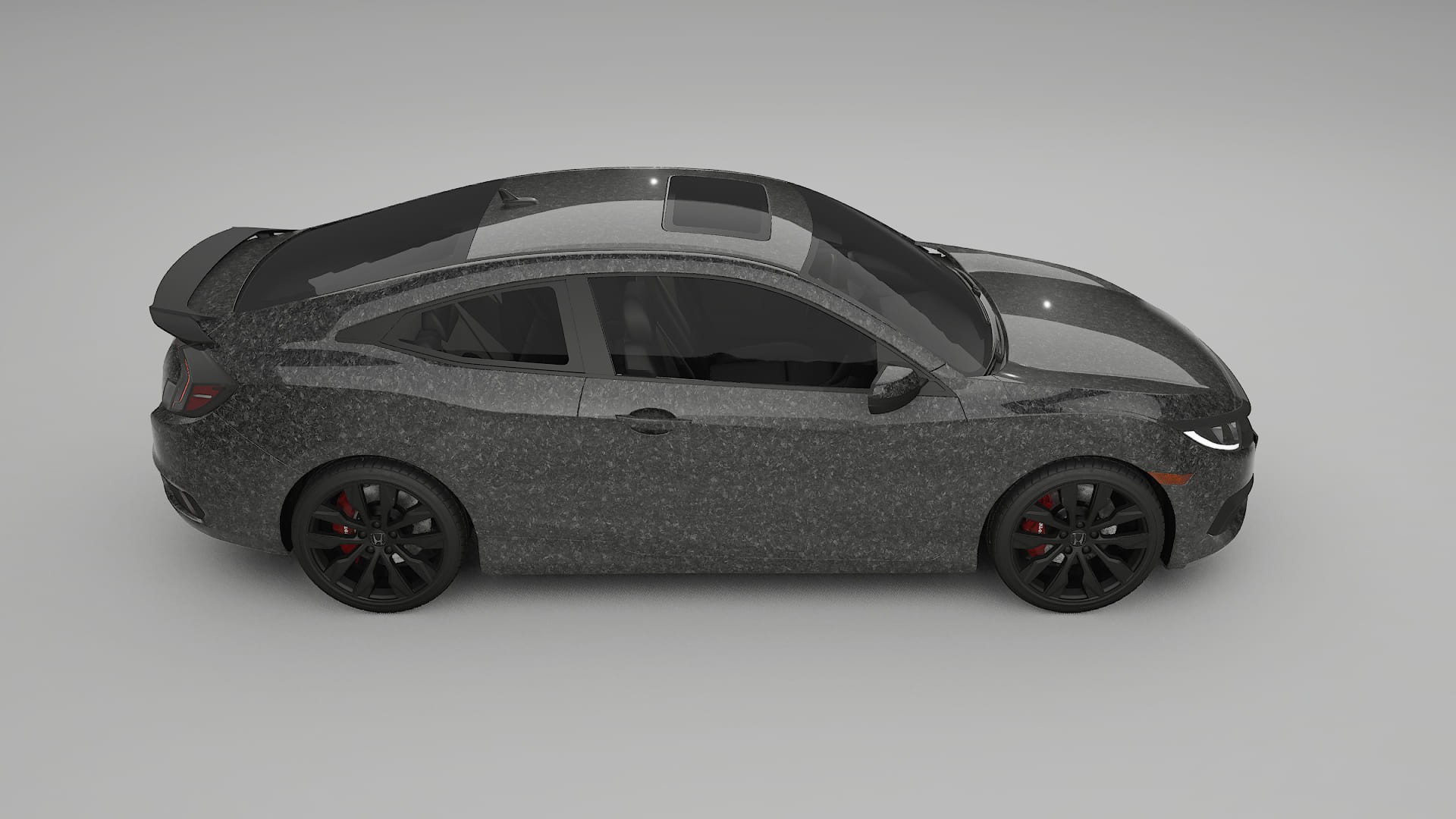 Honda Civic coupe prefacelift pre LCI TPU Lackschutzfolie | FORGED S Farbwechsel PPF – Komplett-Vorgeschnittener Kit
