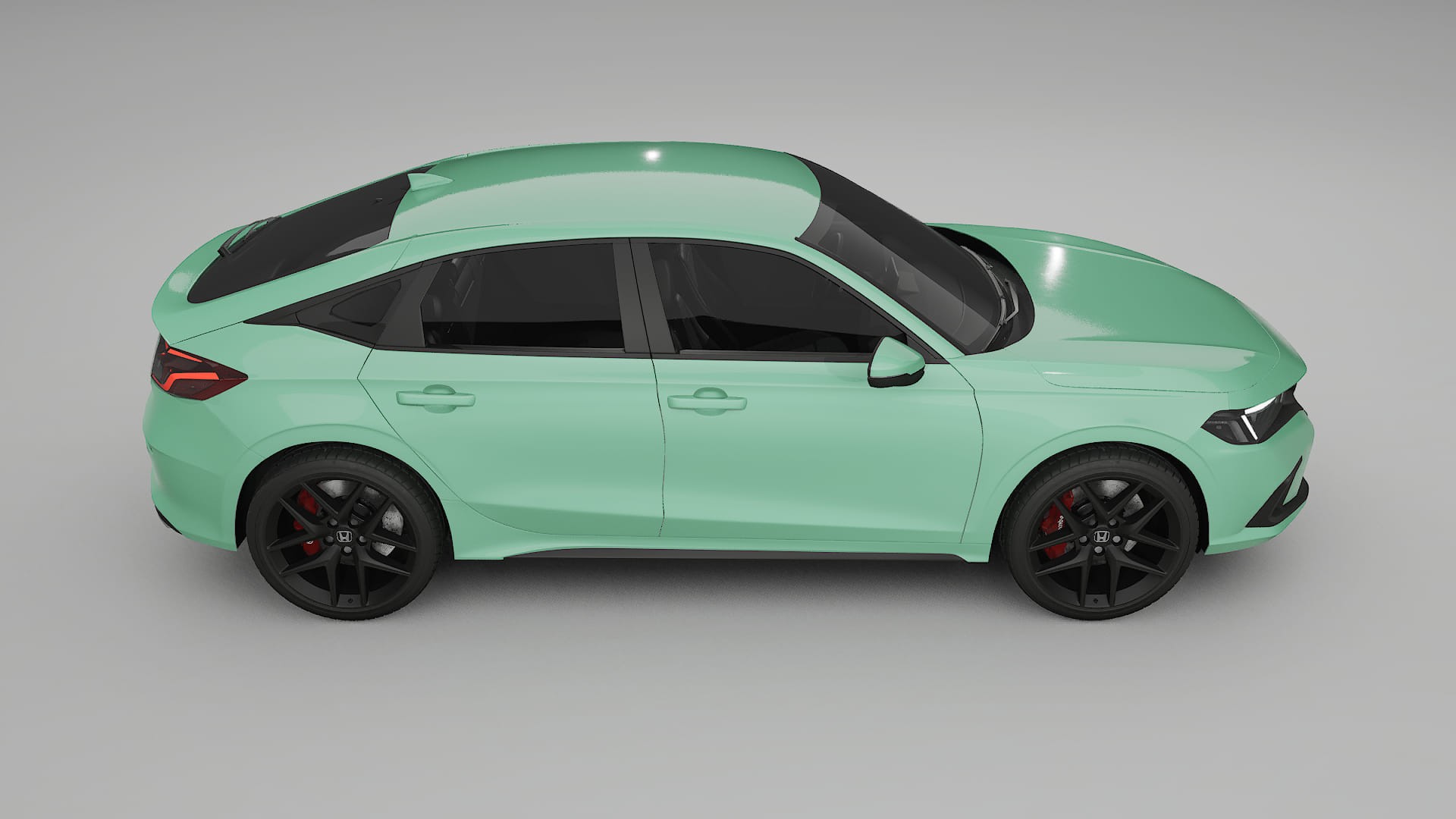 Honda Civic hatchback TPU Lackschutzfolie | DUSTY Farbwechsel PPF – Komplett-Vorgeschnittener Kit