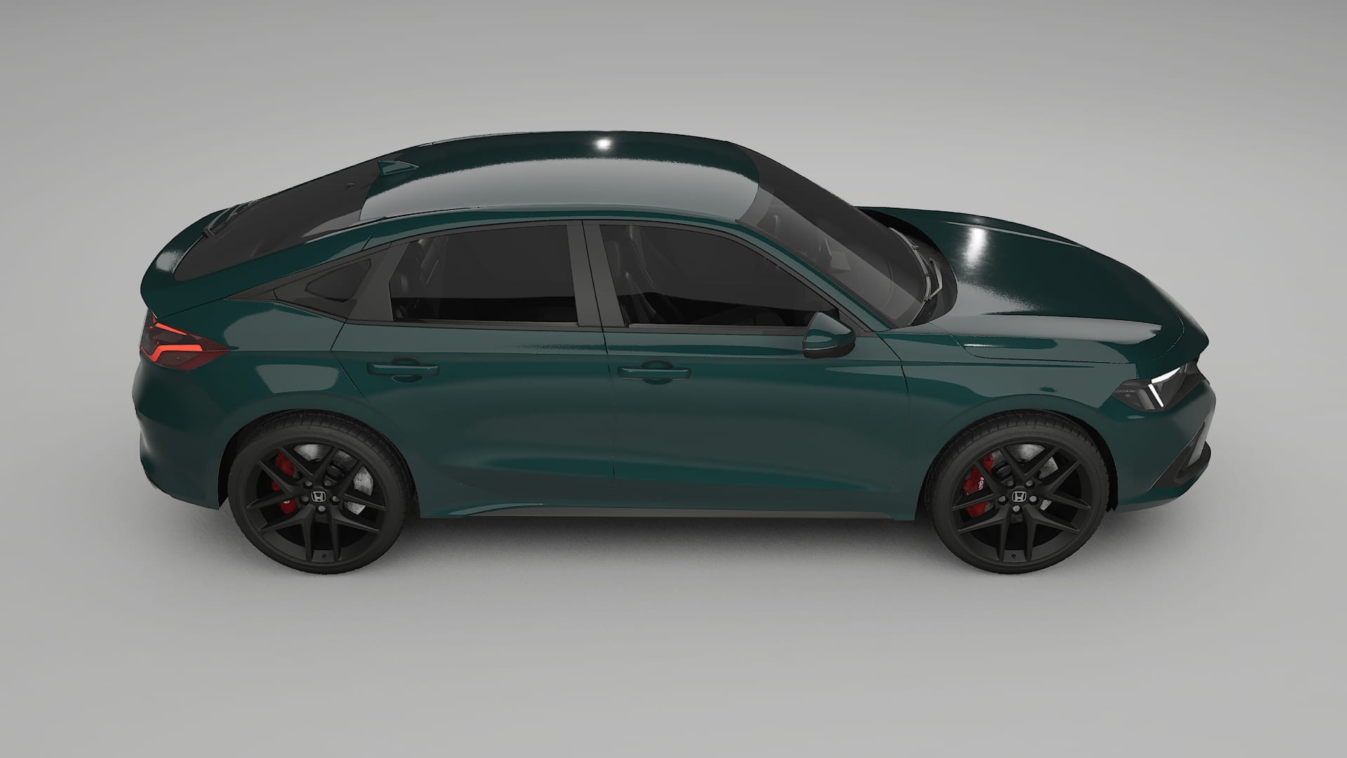 Honda Civic hatchback TPU Lackschutzfolie | INFERNO Farbwechsel PPF – Komplett-Vorgeschnittener Kit