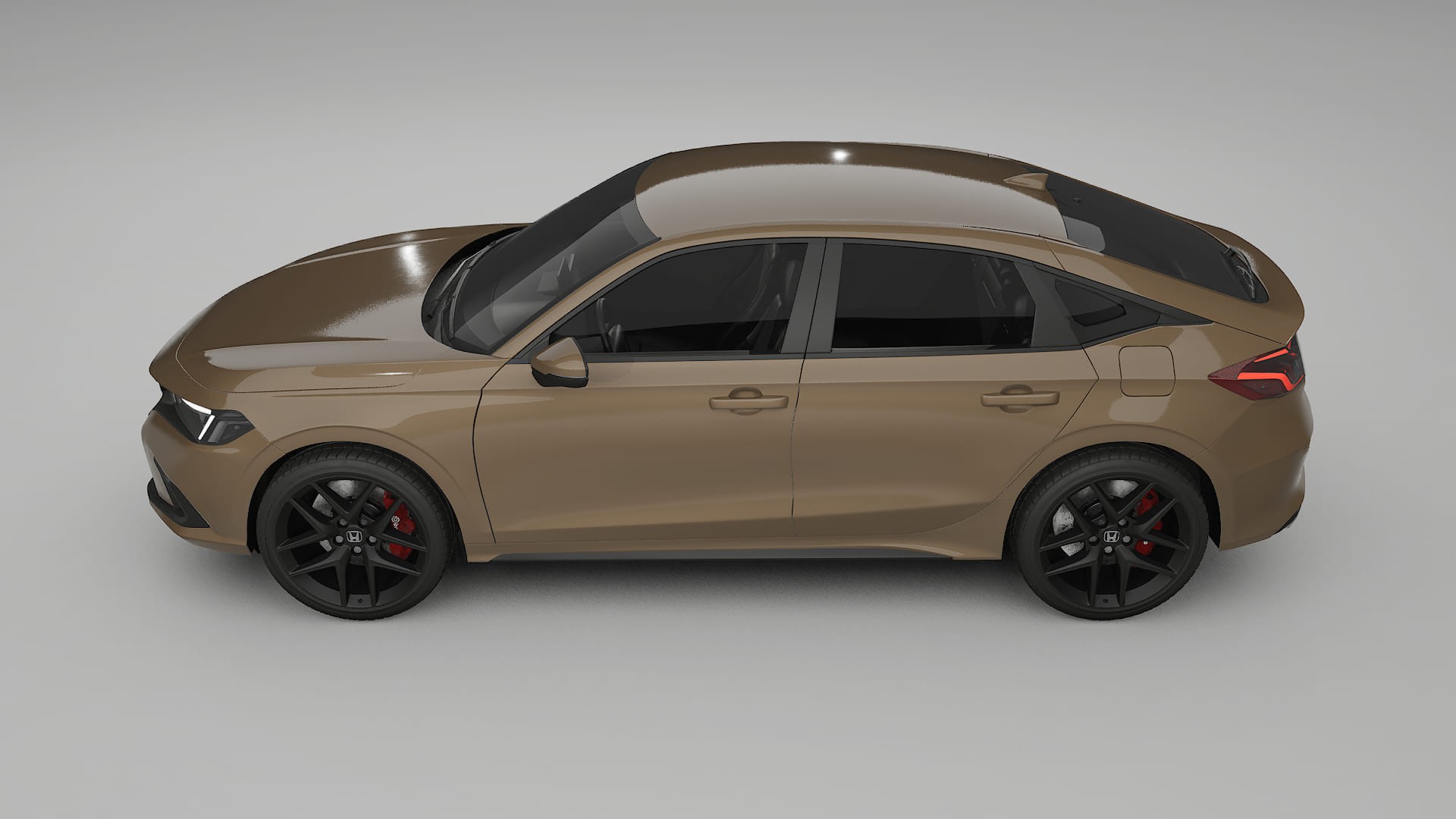 Honda Civic hatchback TPU Lackschutzfolie | SAHARA Farbwechsel PPF – Komplett-Vorgeschnittener Kit