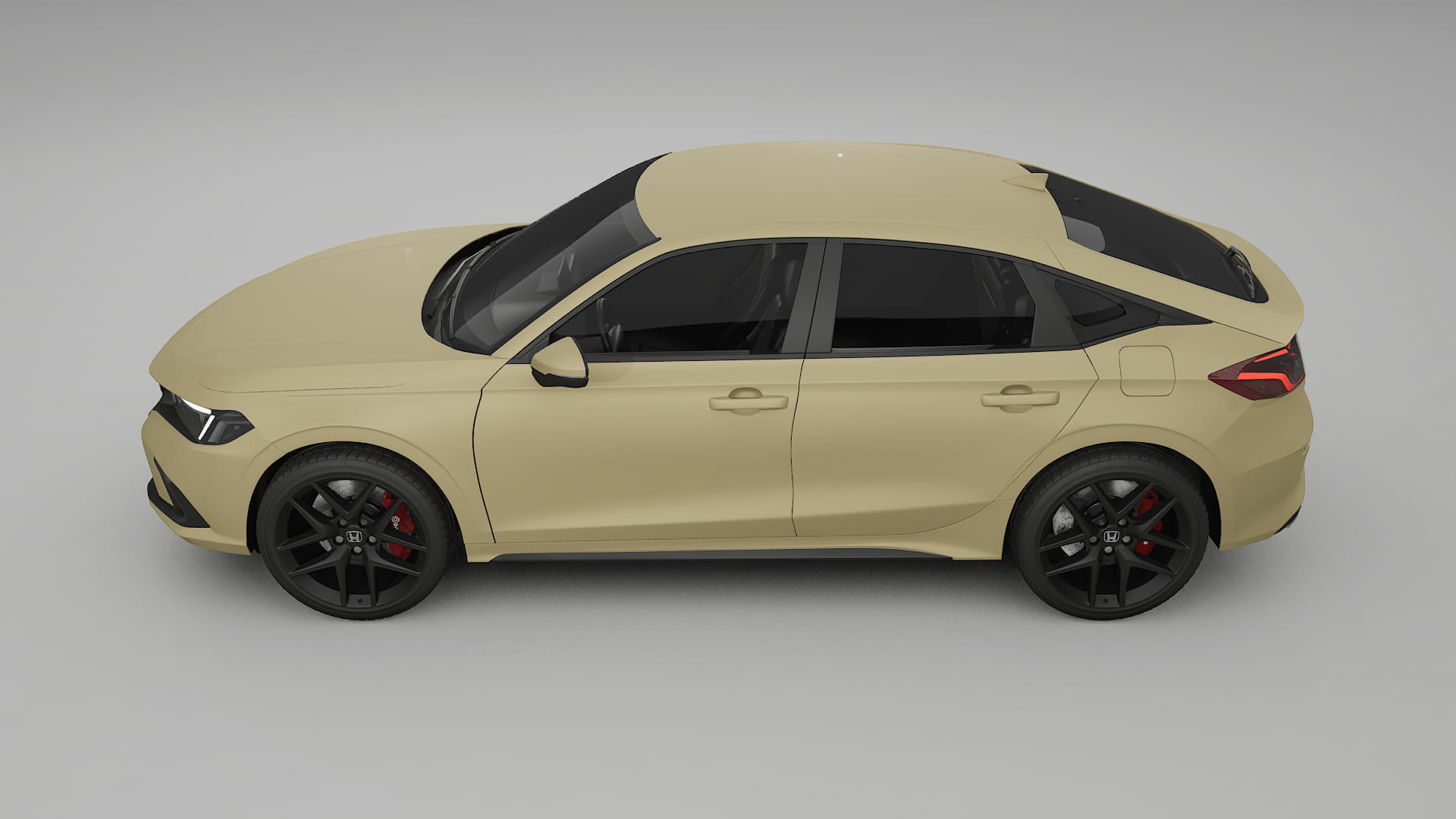 Honda Civic hatchback TPU Lackschutzfolie | SAND Farbwechsel PPF – Komplett-Vorgeschnittener Kit