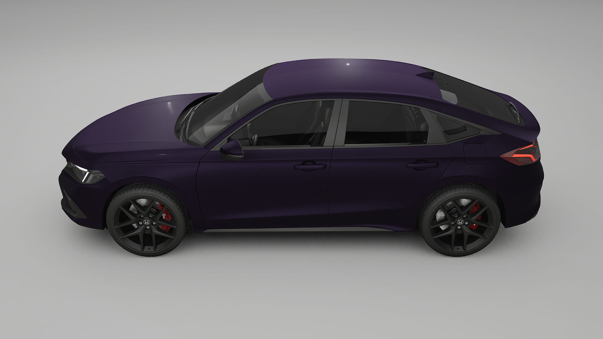 Honda Civic hatchback TPU Lackschutzfolie | VIOLET Farbwechsel PPF – Komplett-Vorgeschnittener Kit