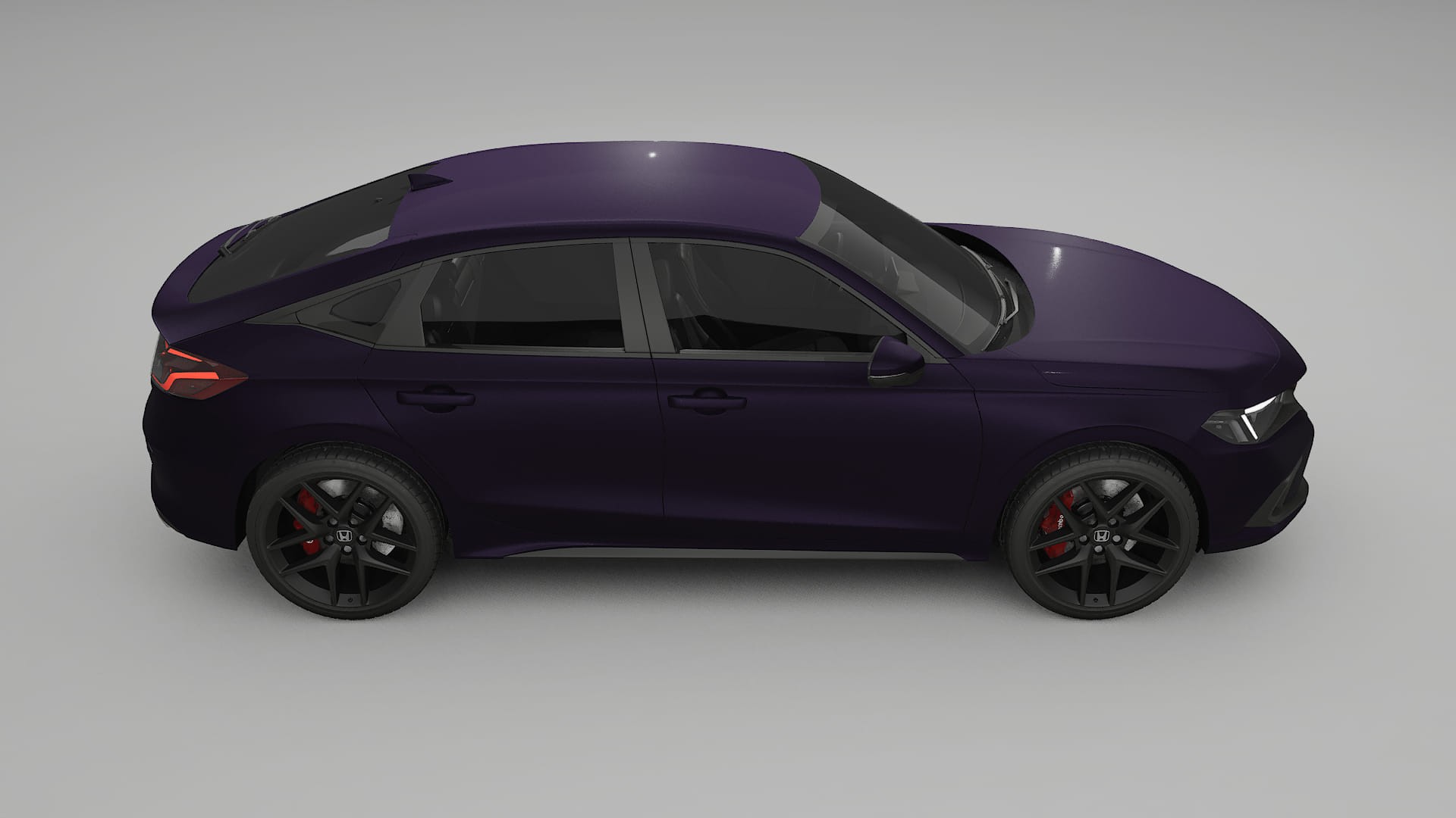 Honda Civic hatchback TPU Lackschutzfolie | VIOLET Farbwechsel PPF – Komplett-Vorgeschnittener Kit