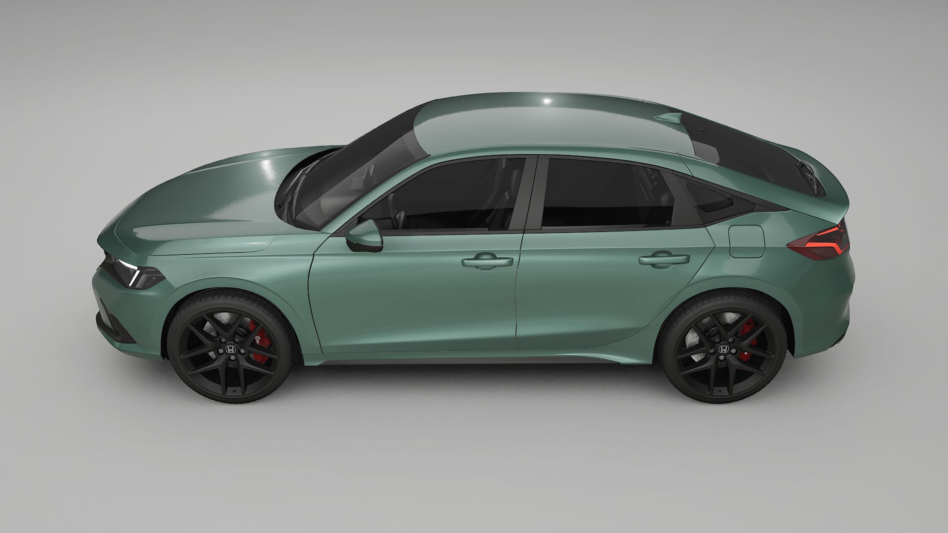 Honda Civic hatchback TPU Lackschutzfolie | EVERGREEN Farbwechsel PPF – Komplett-Vorgeschnittener Kit