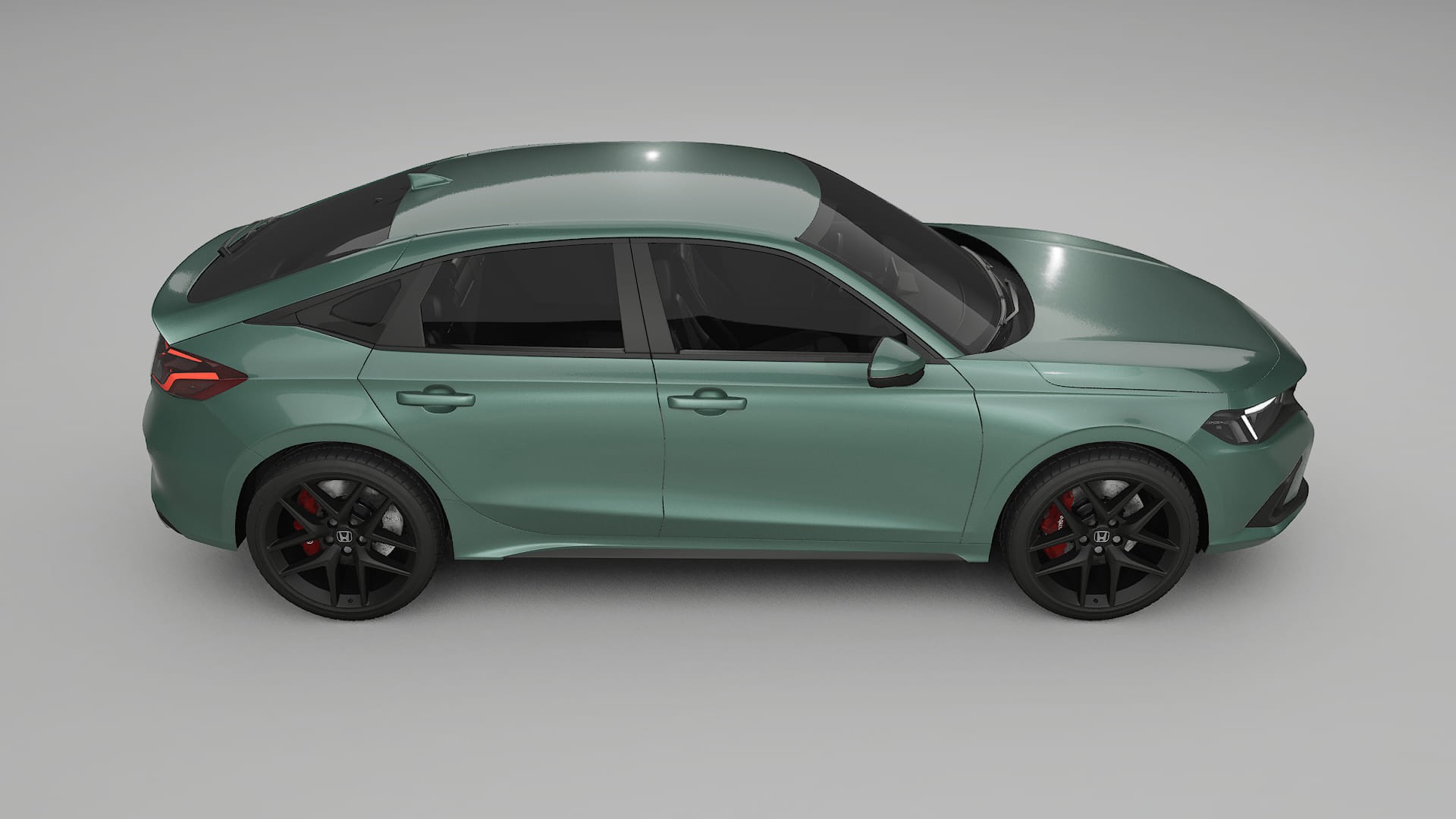 Honda Civic hatchback TPU Lackschutzfolie | EVERGREEN Farbwechsel PPF – Komplett-Vorgeschnittener Kit