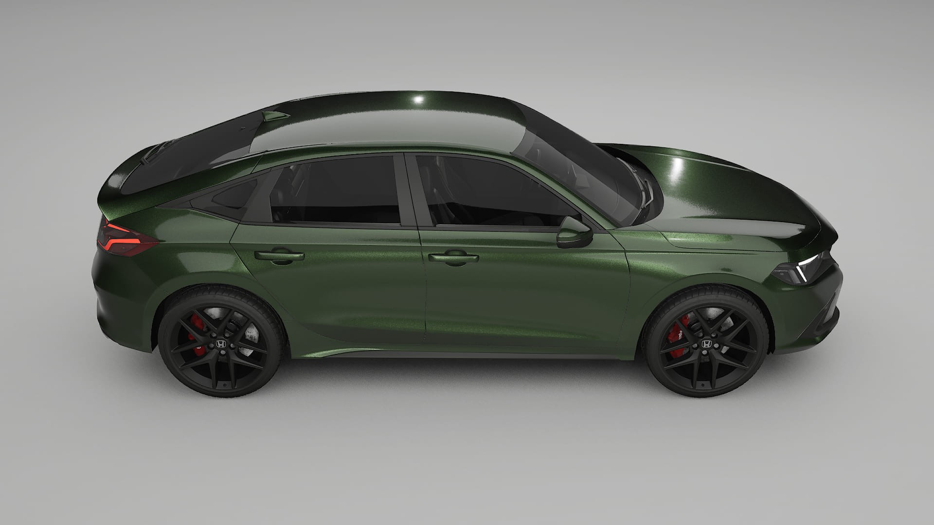 Honda Civic hatchback TPU Lackschutzfolie | LAGOON Farbwechsel PPF – Komplett-Vorgeschnittener Kit