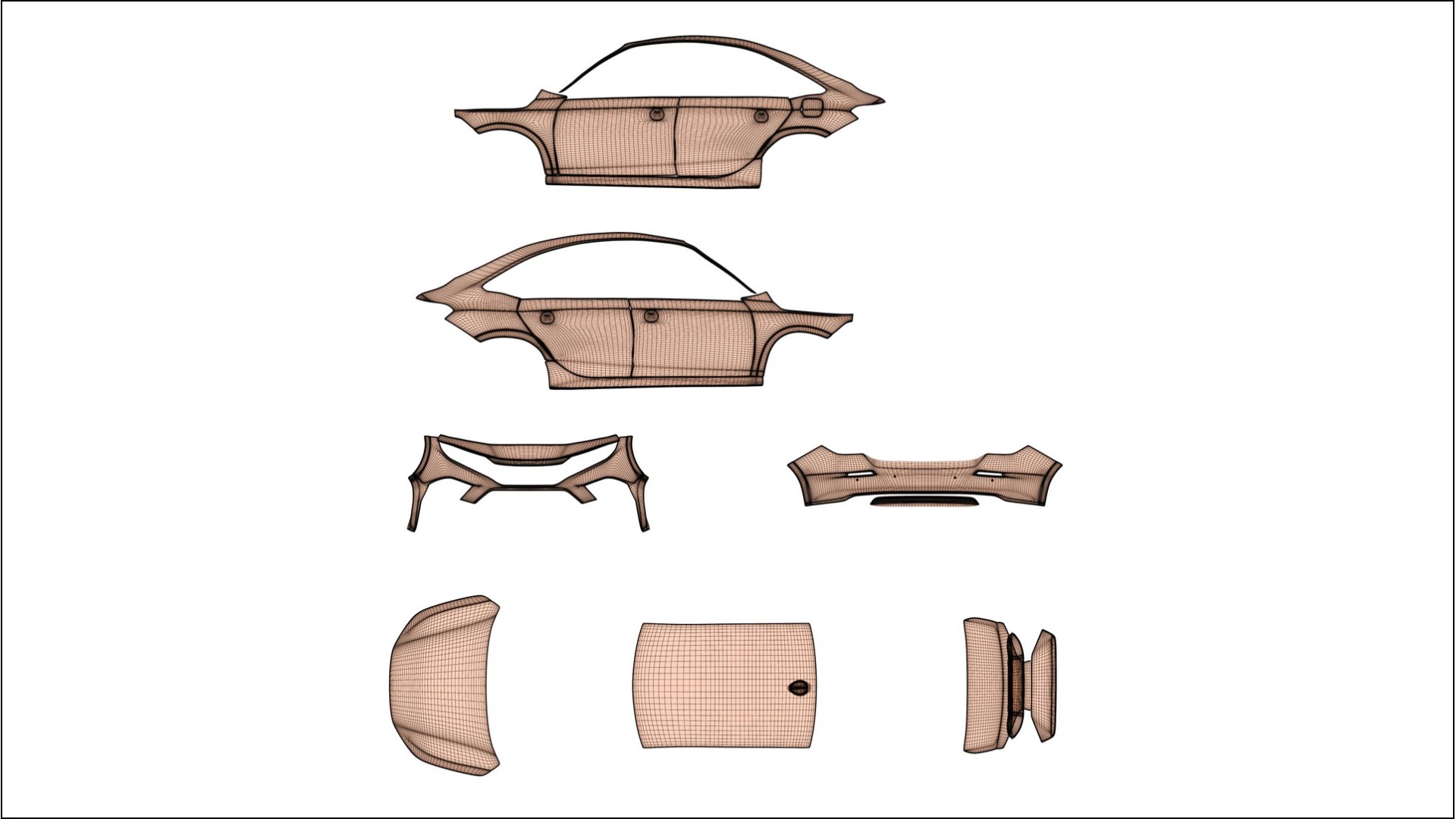 Honda Civic Si TPU Lackschutzfolie | CINDER Farbwechsel PPF – Komplett-Vorgeschnittener Kit