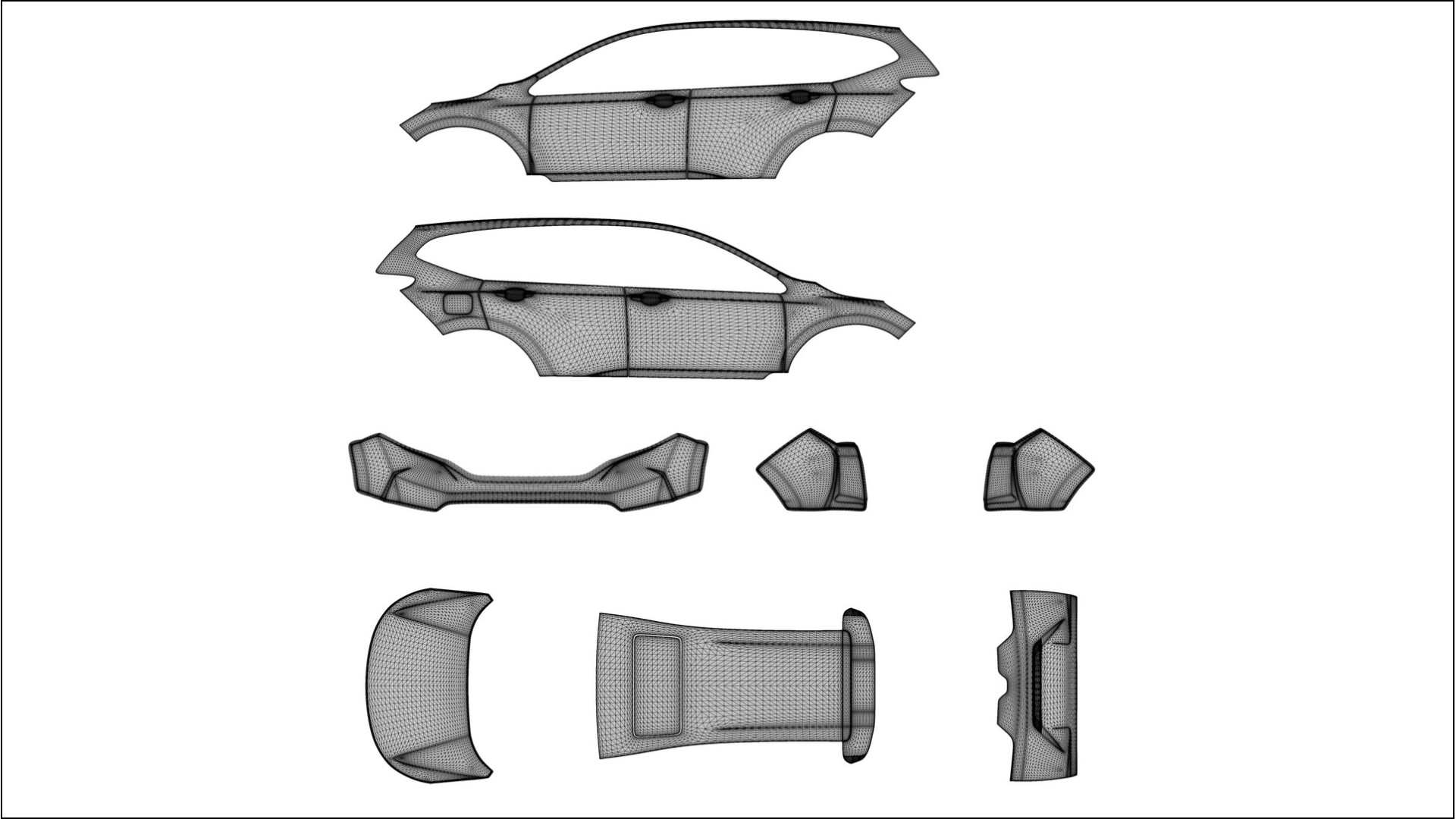 Honda CR V Touring prefacelift pre LCI TPU Lackschutzfolie | FROST Farbwechsel PPF – Komplett-Vorgeschnittener Kit