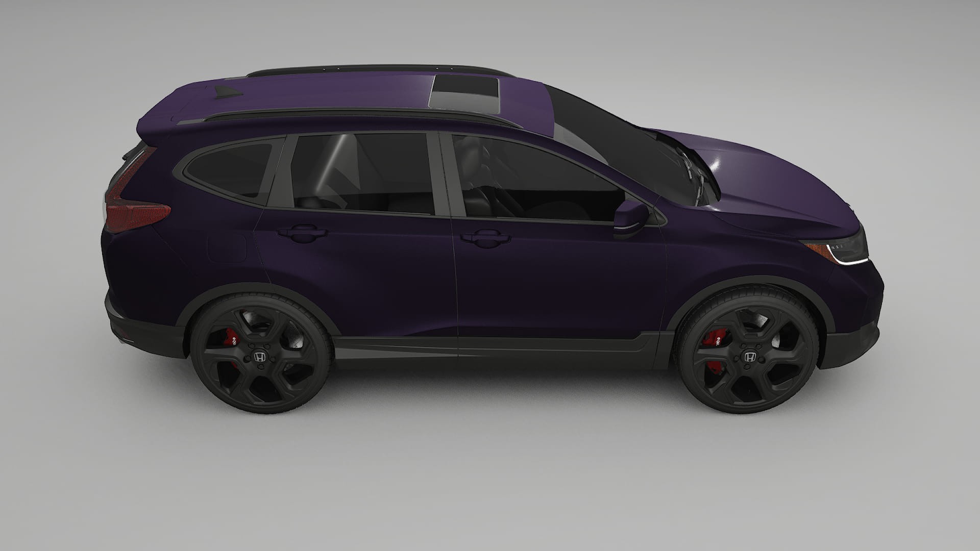 Honda CR V Touring prefacelift pre LCI TPU Lackschutzfolie | VIOLET Farbwechsel PPF – Komplett-Vorgeschnittener Kit