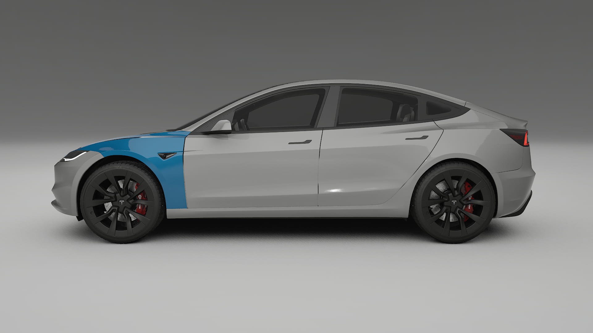 Tesla Model 3 Highland Lackschutzfolie | CrystalGuard Transparente PPF Komplett-Vorgeschnittener Kit
