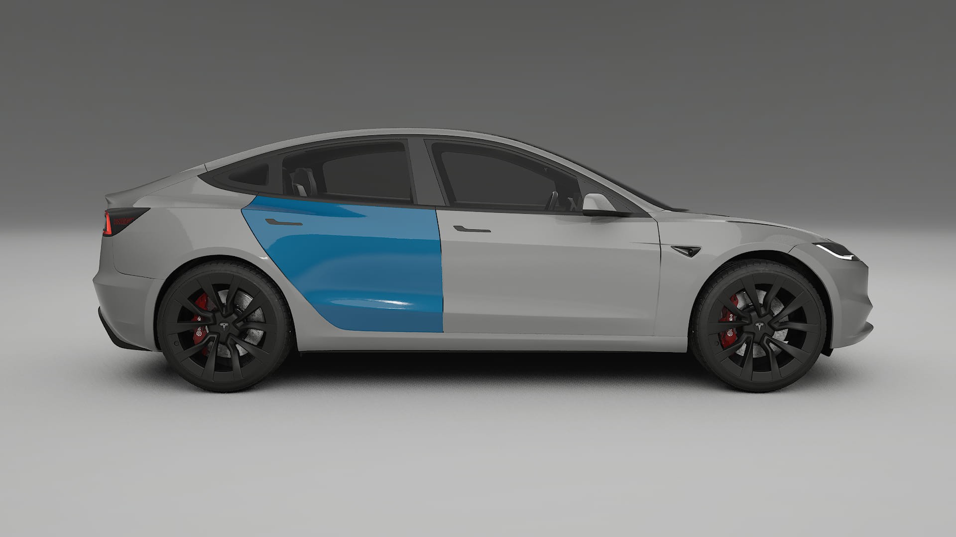 Tesla Model 3 Highland Lackschutzfolie | CrystalGuard Transparente PPF Komplett-Vorgeschnittener Kit