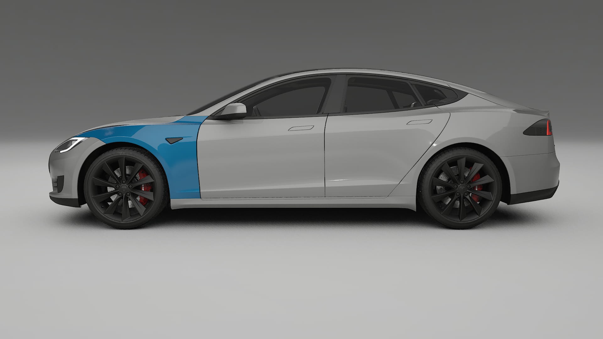 Tesla Model-S Lackschutzfolie | CrystalGuard Transparente PPF Komplett-Vorgeschnittener Kit