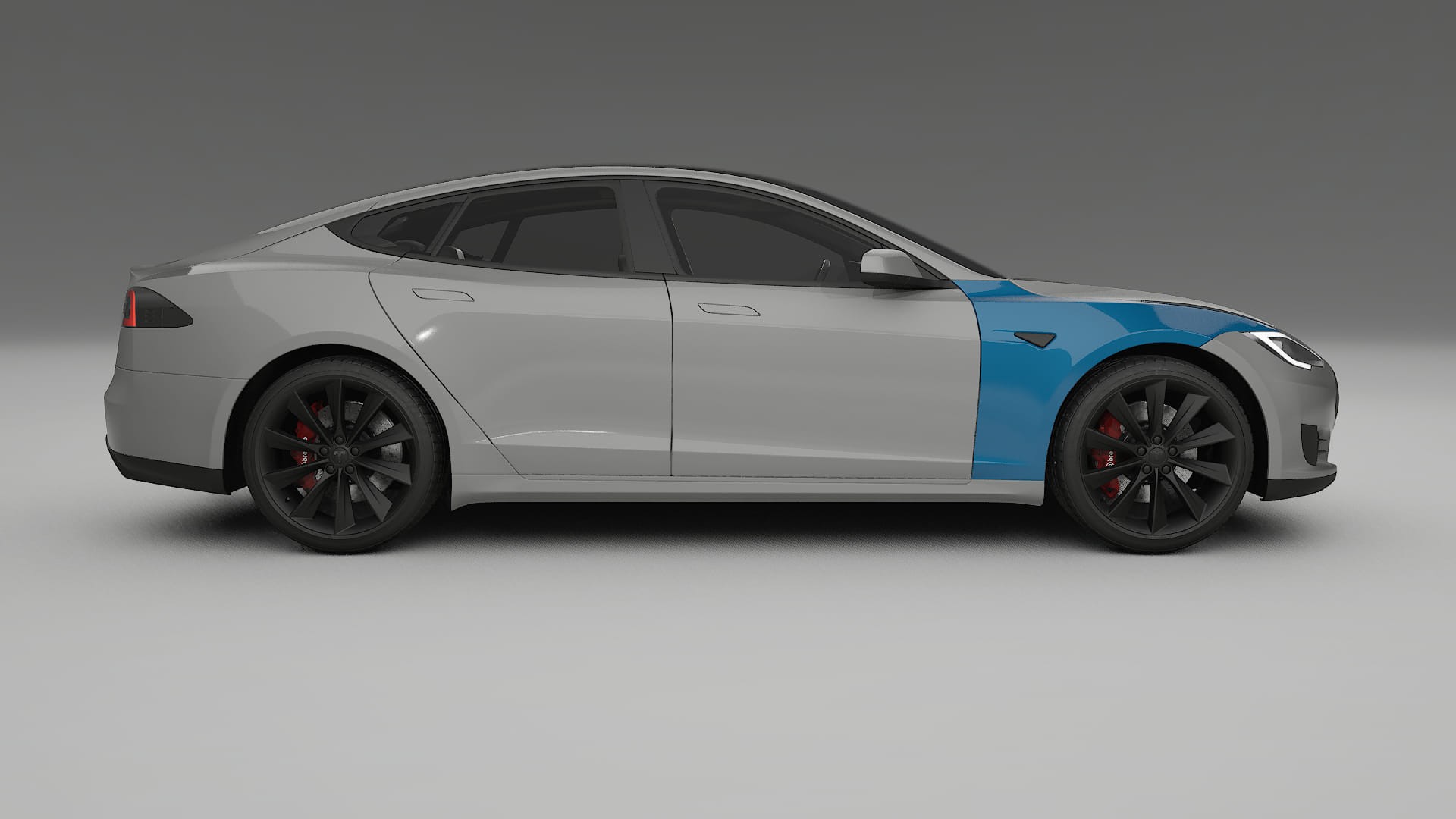 Tesla Model-S Lackschutzfolie | CrystalGuard Transparente PPF Komplett-Vorgeschnittener Kit