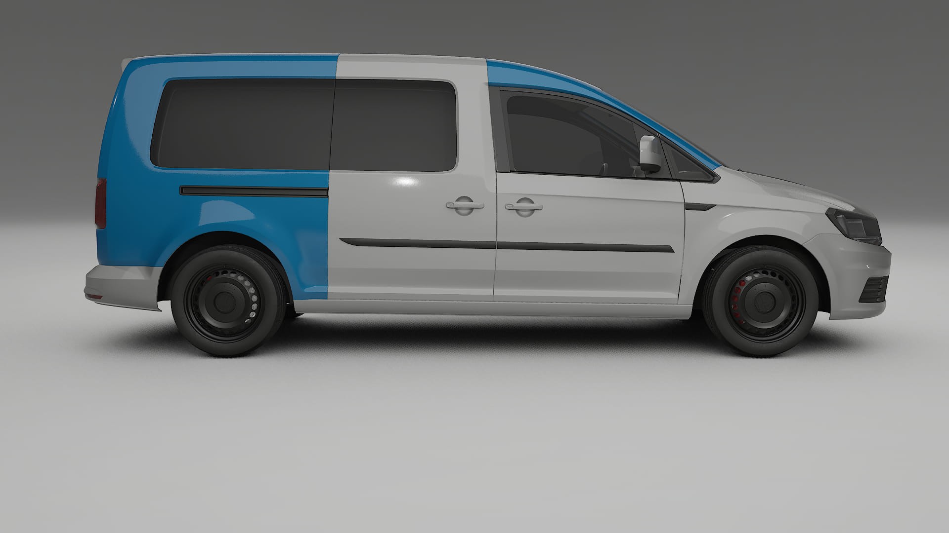 VW Caddy Maxi SB Lackschutzfolie | CrystalGuard Transparente PPF Komplett-Vorgeschnittener Kit