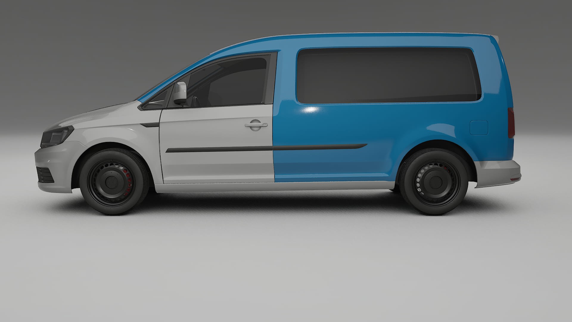 VW Caddy Maxi SB Lackschutzfolie | CrystalGuard Transparente PPF Komplett-Vorgeschnittener Kit