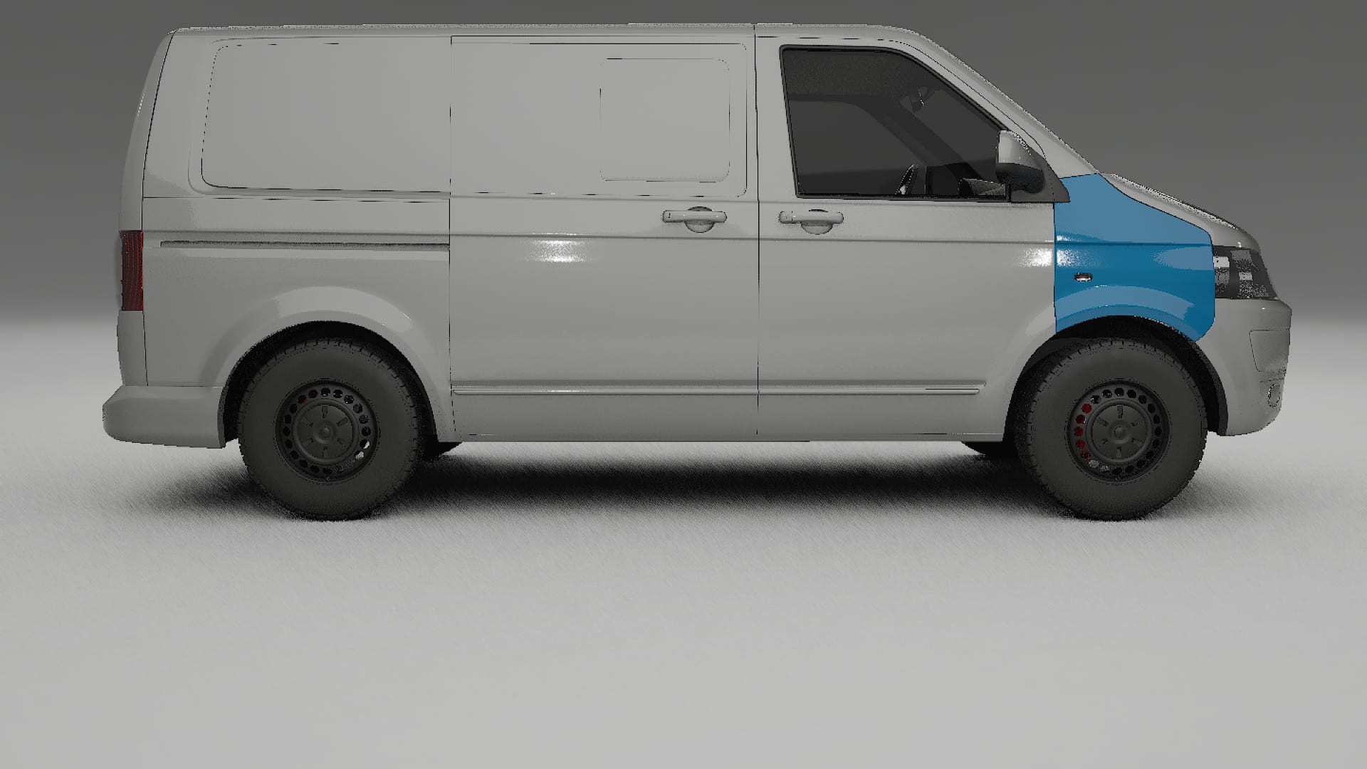 VW Transporter T5 Caravelle Lackschutzfolie | CrystalGuard Transparente PPF Komplett-Vorgeschnittener Kit