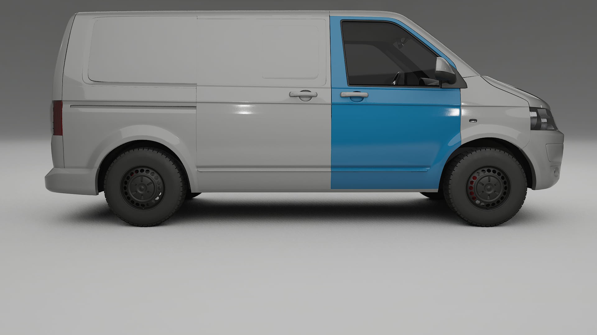 VW Transporter T5 Caravelle Lackschutzfolie | CrystalGuard Transparente PPF Komplett-Vorgeschnittener Kit
