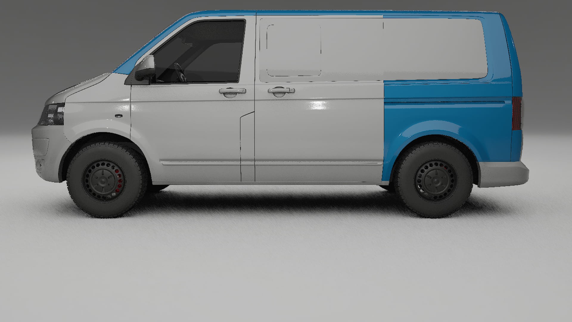 VW Transporter T5 Caravelle Lackschutzfolie | CrystalGuard Transparente PPF Komplett-Vorgeschnittener Kit