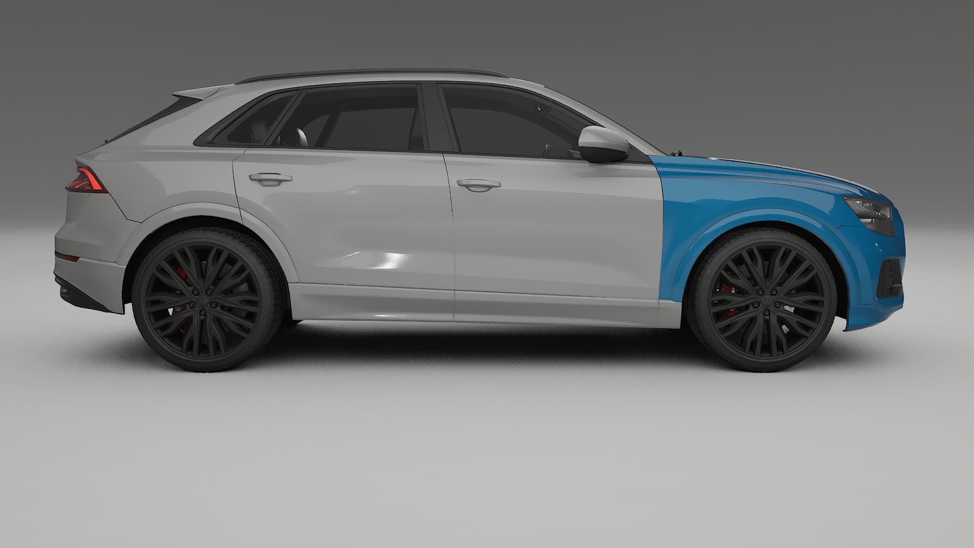 Audi Q8 F1 prefacelift pre-LCI Lackschutzfolie | CrystalGuard Transparente TPU PPF Frontschutz Kit
