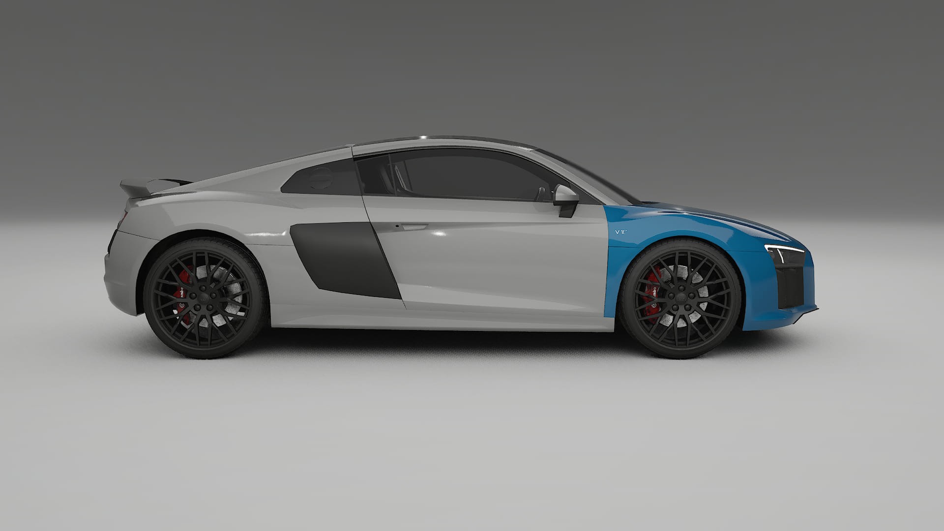 Audi R8 typ-4S prefacelift pre-LCI Lackschutzfolie | CrystalGuard Transparente TPU PPF Frontschutz Kit