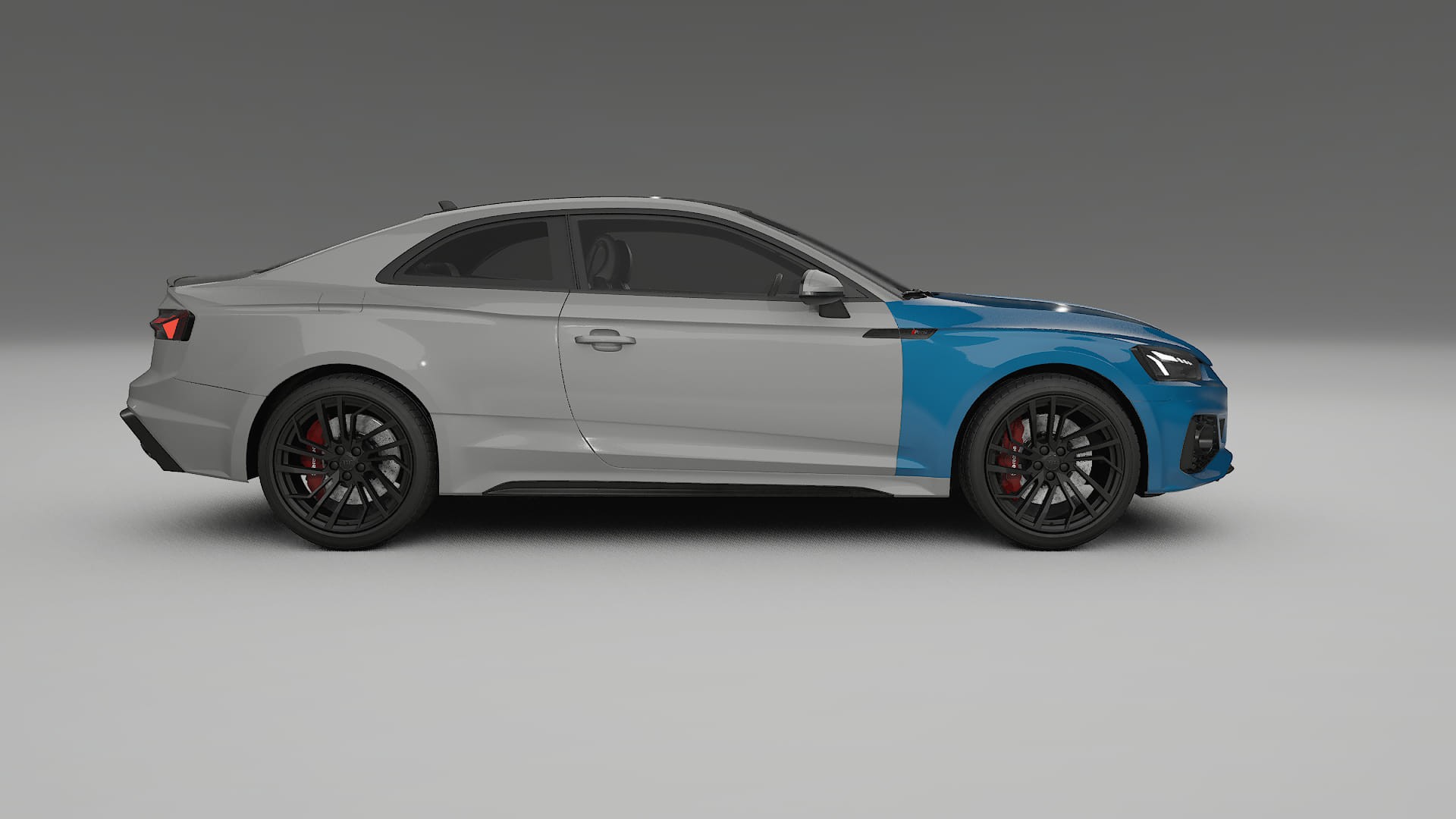 Audi RS5 Coupe B9 facelift pre-LCI Lackschutzfolie | CrystalGuard Transparente TPU PPF Frontschutz Kit